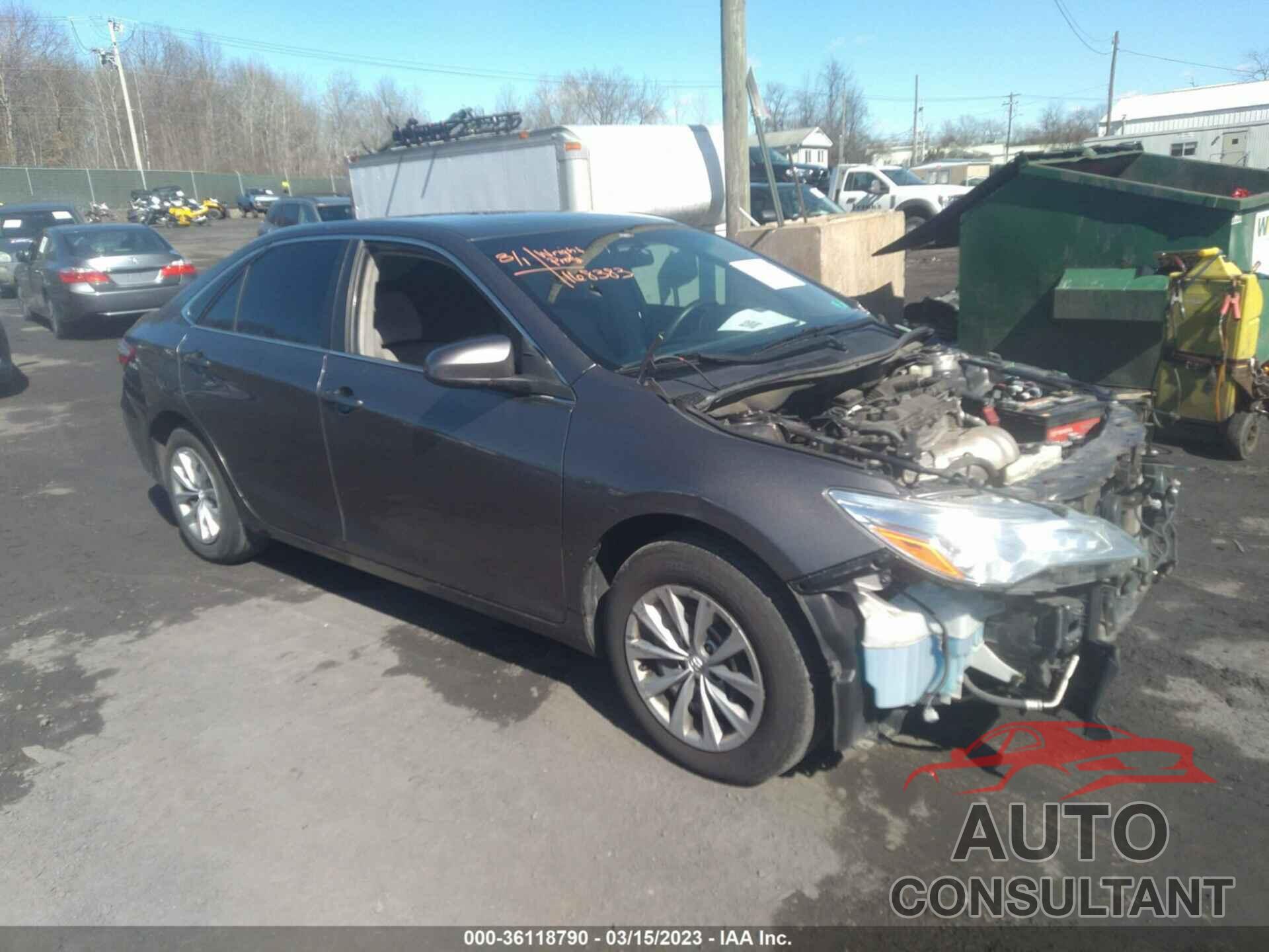 TOYOTA CAMRY 2016 - 4T4BF1FK0GR583793