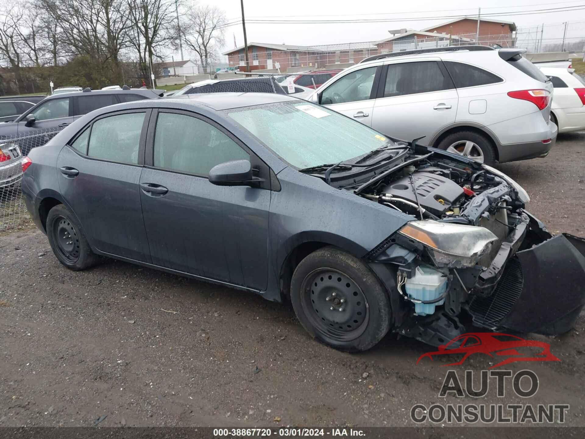 TOYOTA COROLLA 2016 - 2T1BURHE2GC527636
