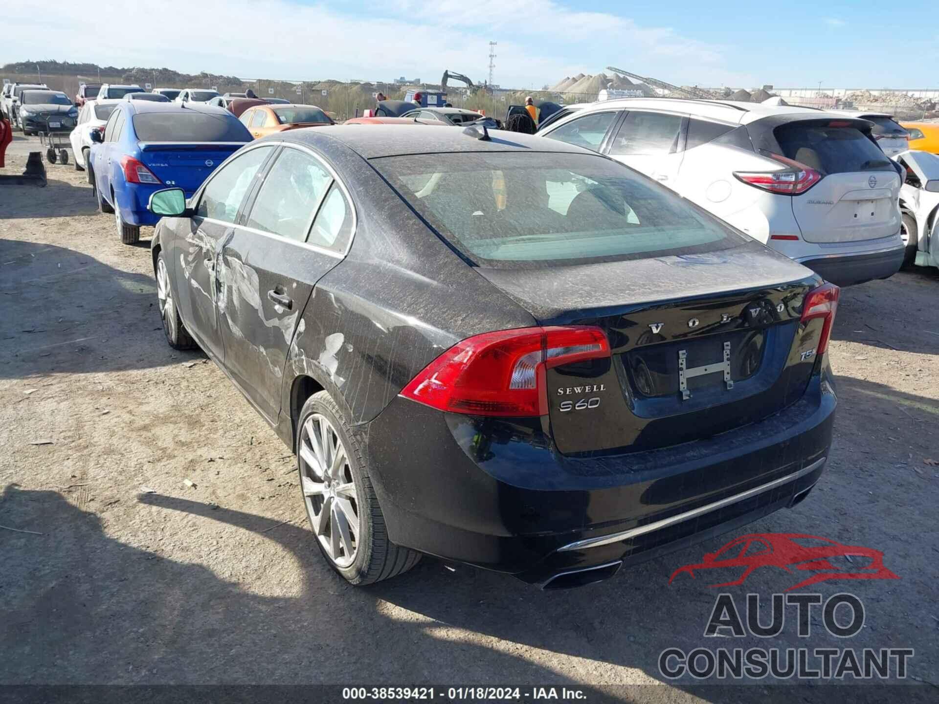 VOLVO S60 INSCRIPTION 2016 - LYV402FM8GB090566