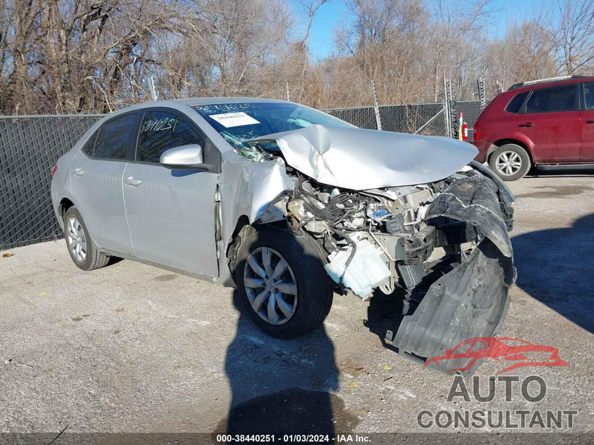 TOYOTA COROLLA 2016 - 5YFBURHE7GP445174