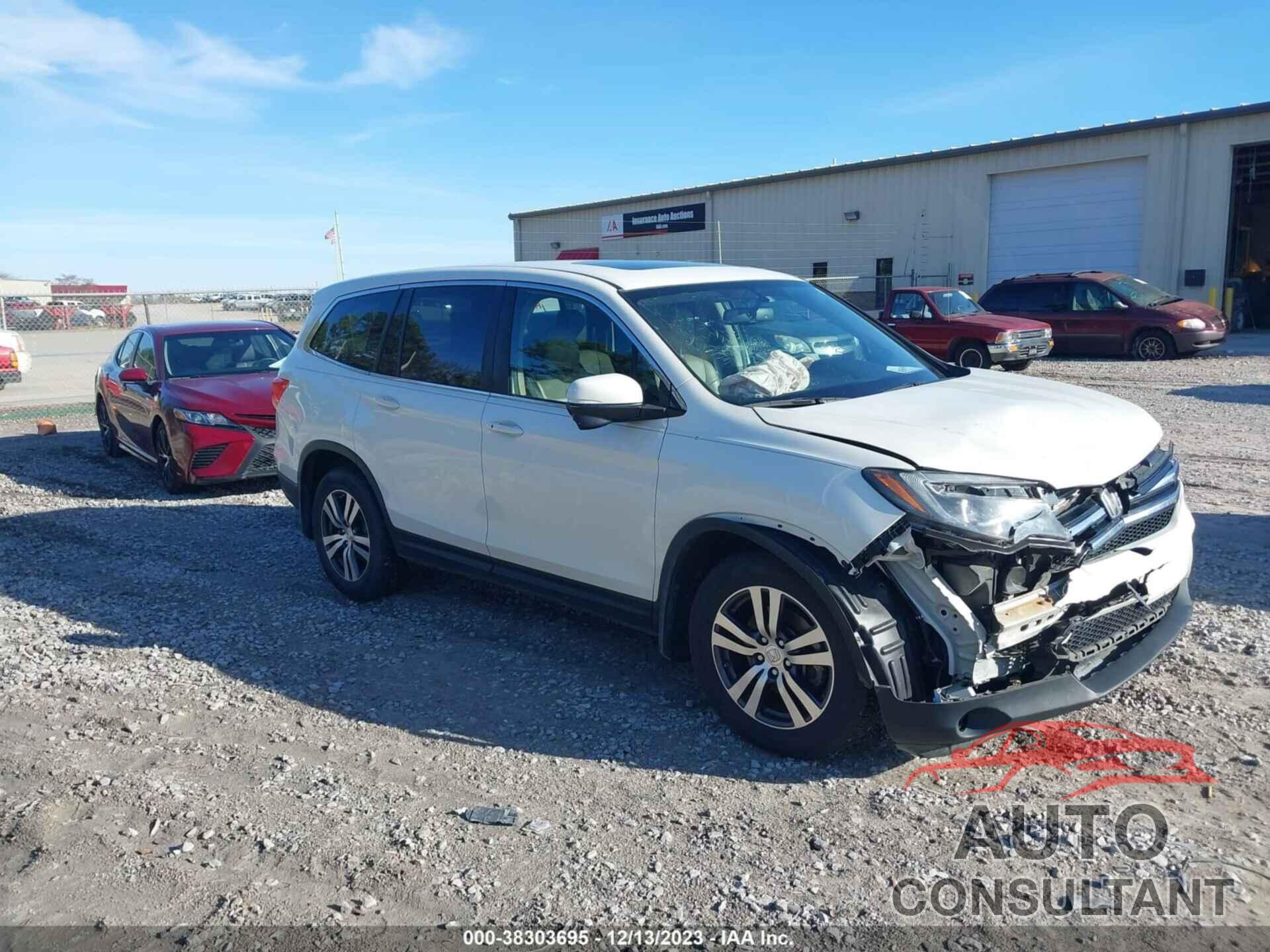 HONDA PILOT 2017 - 5FNYF5H52HB030323