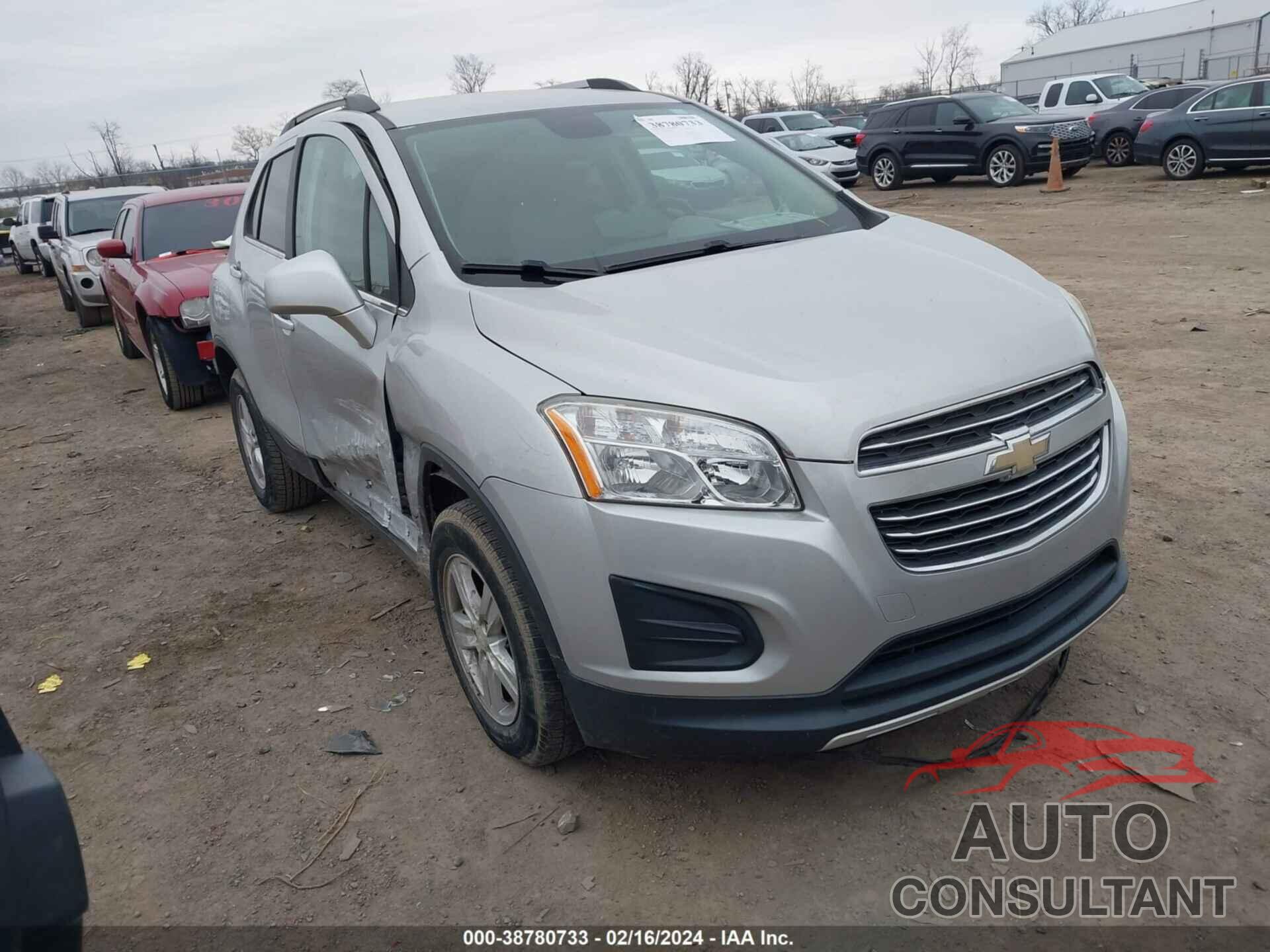 CHEVROLET TRAX 2016 - 3GNCJPSB3GL163473