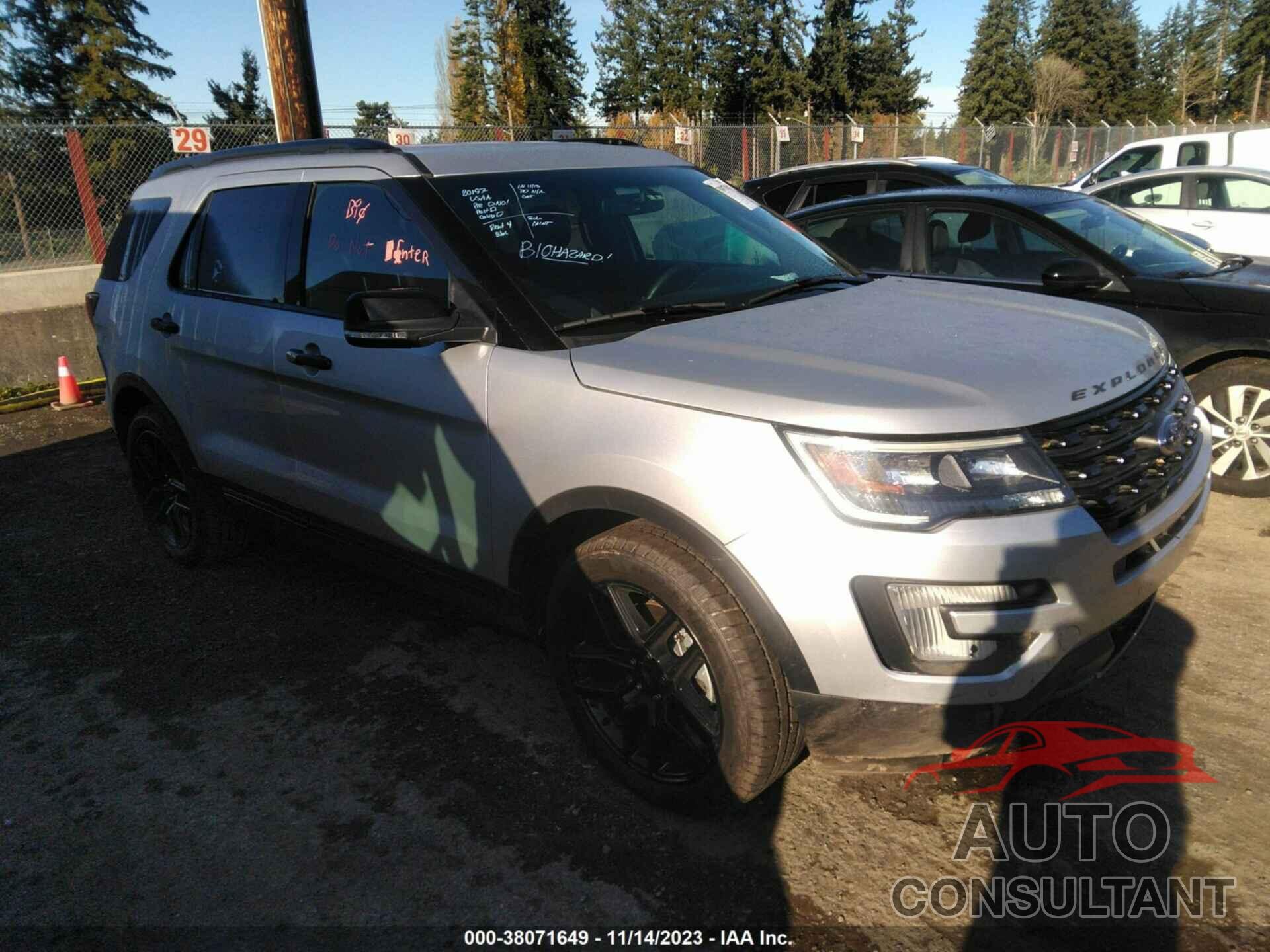 FORD EXPLORER 2017 - 1FM5K8GT6HGB70716