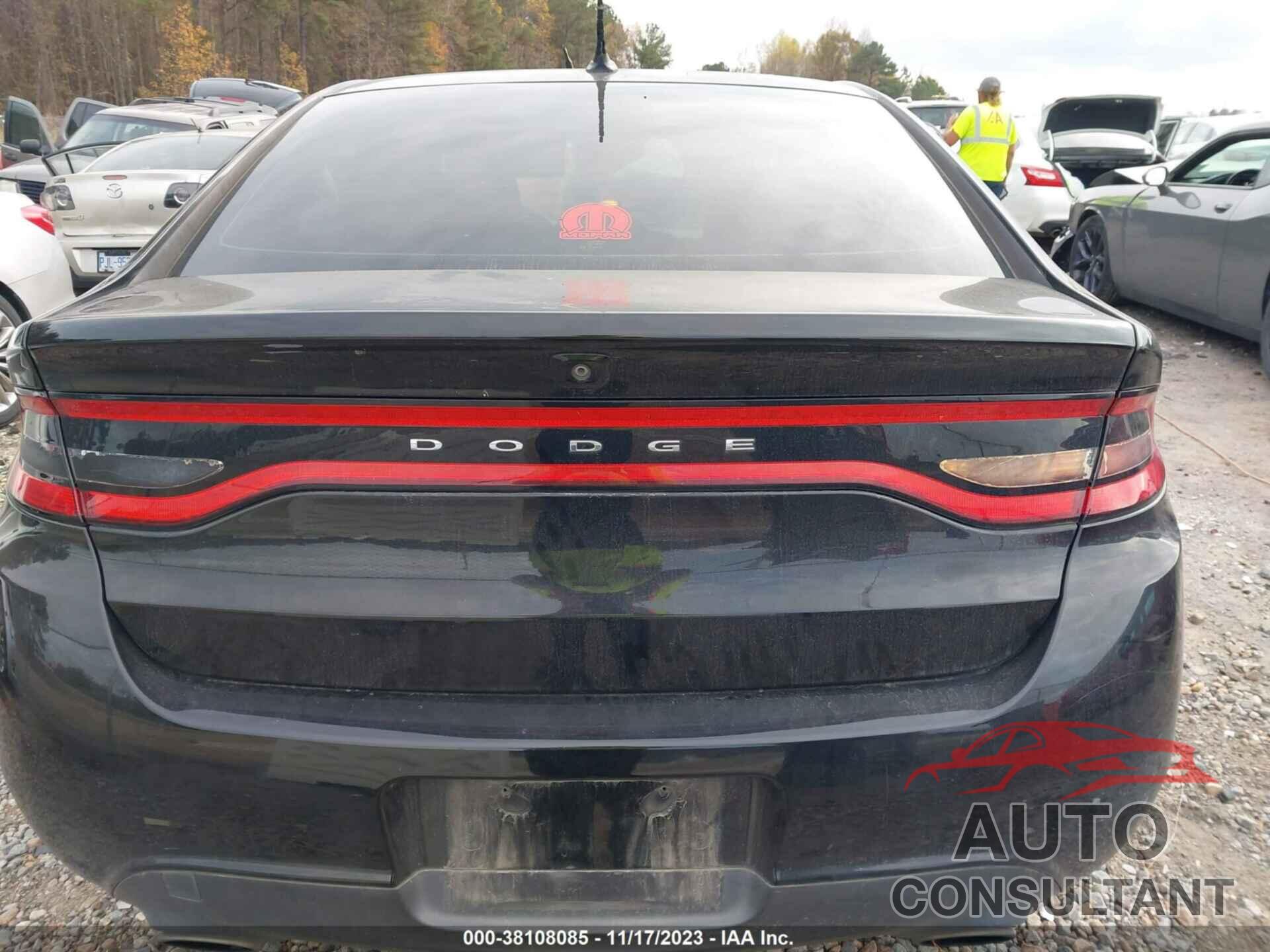 DODGE DART 2015 - 1C3CDFBB4FD224459