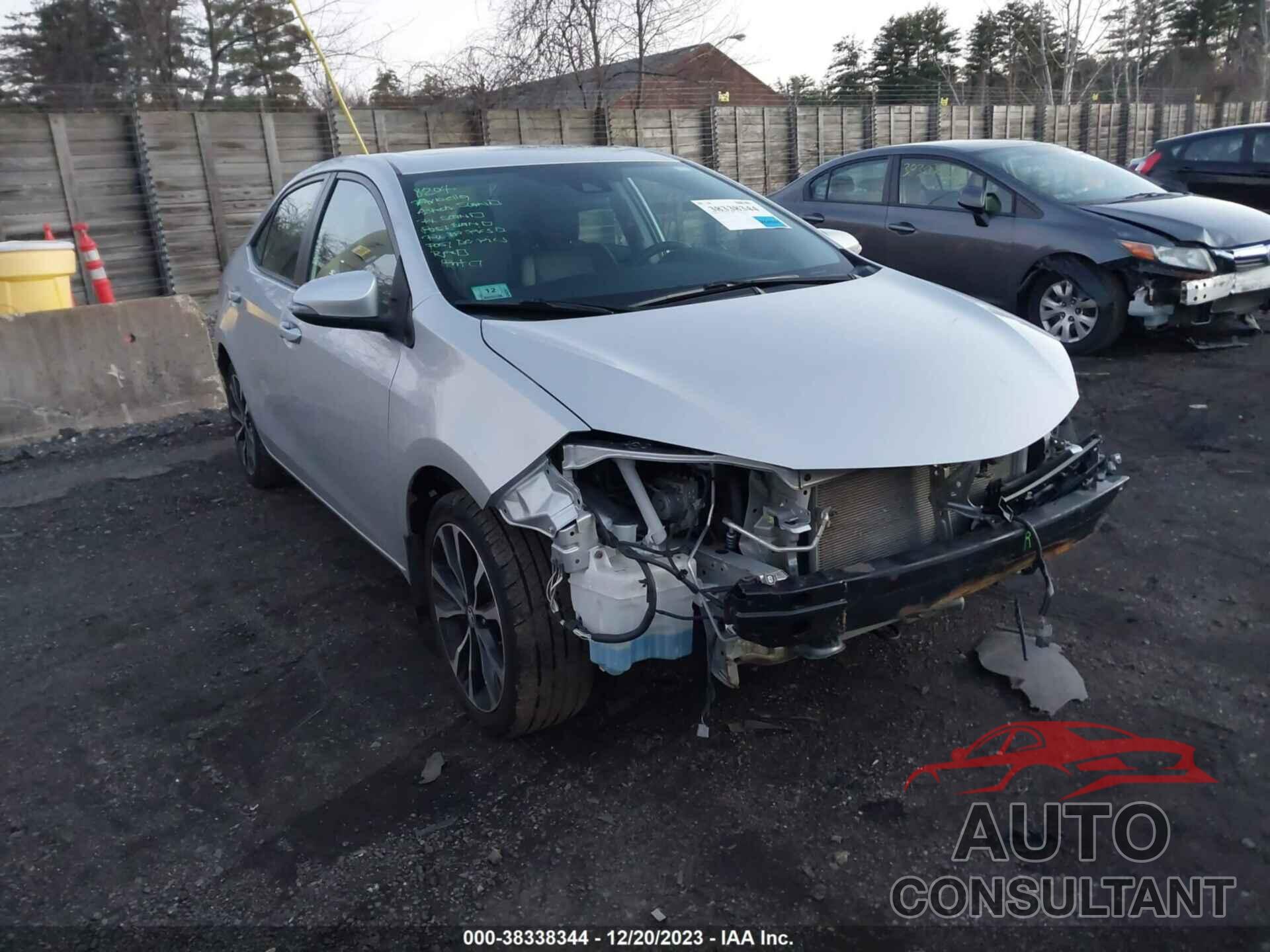 TOYOTA COROLLA 2017 - 2T1BURHEXHC825076