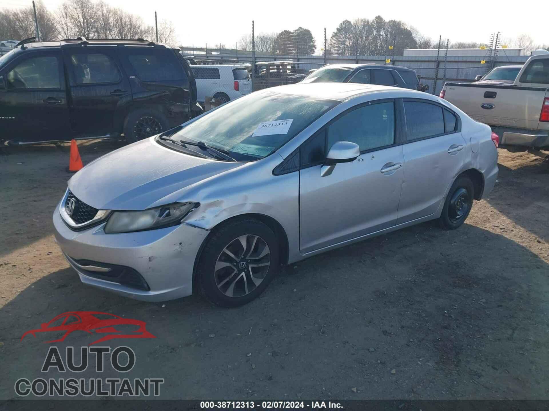 HONDA CIVIC 2013 - 19XFB2F87DE080245