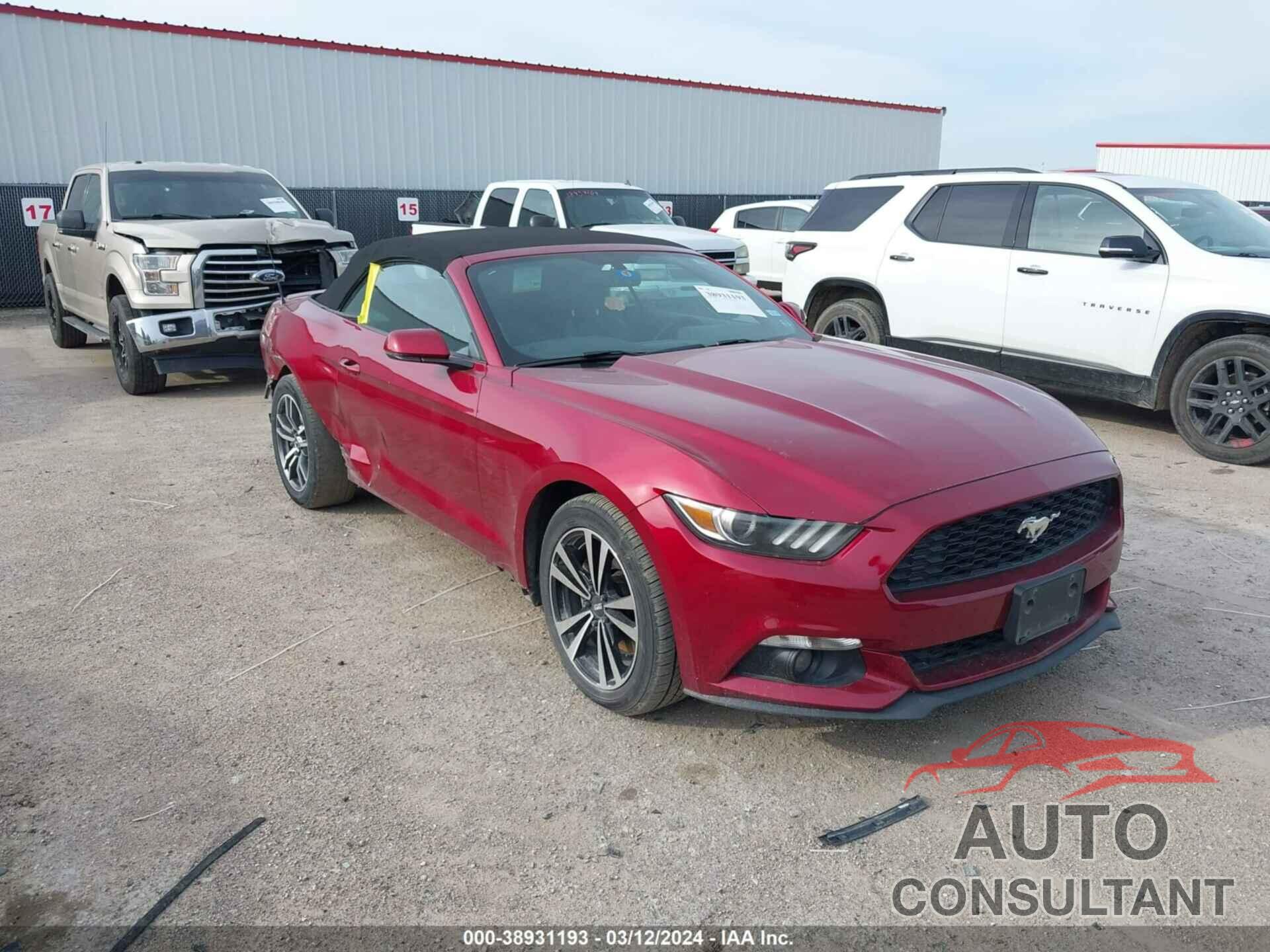 FORD MUSTANG 2017 - 1FATP8UH3H5245175