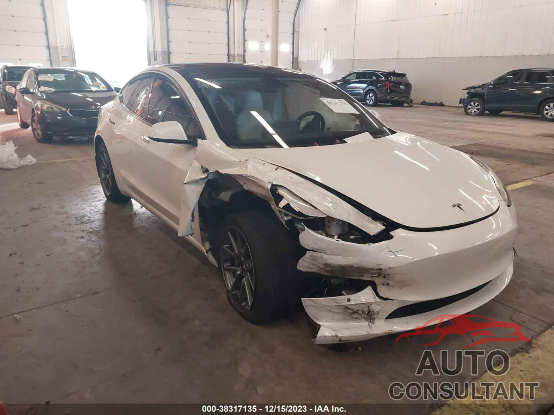 TESLA MODEL 3 2022 - 5YJ3E1EB2NF251979