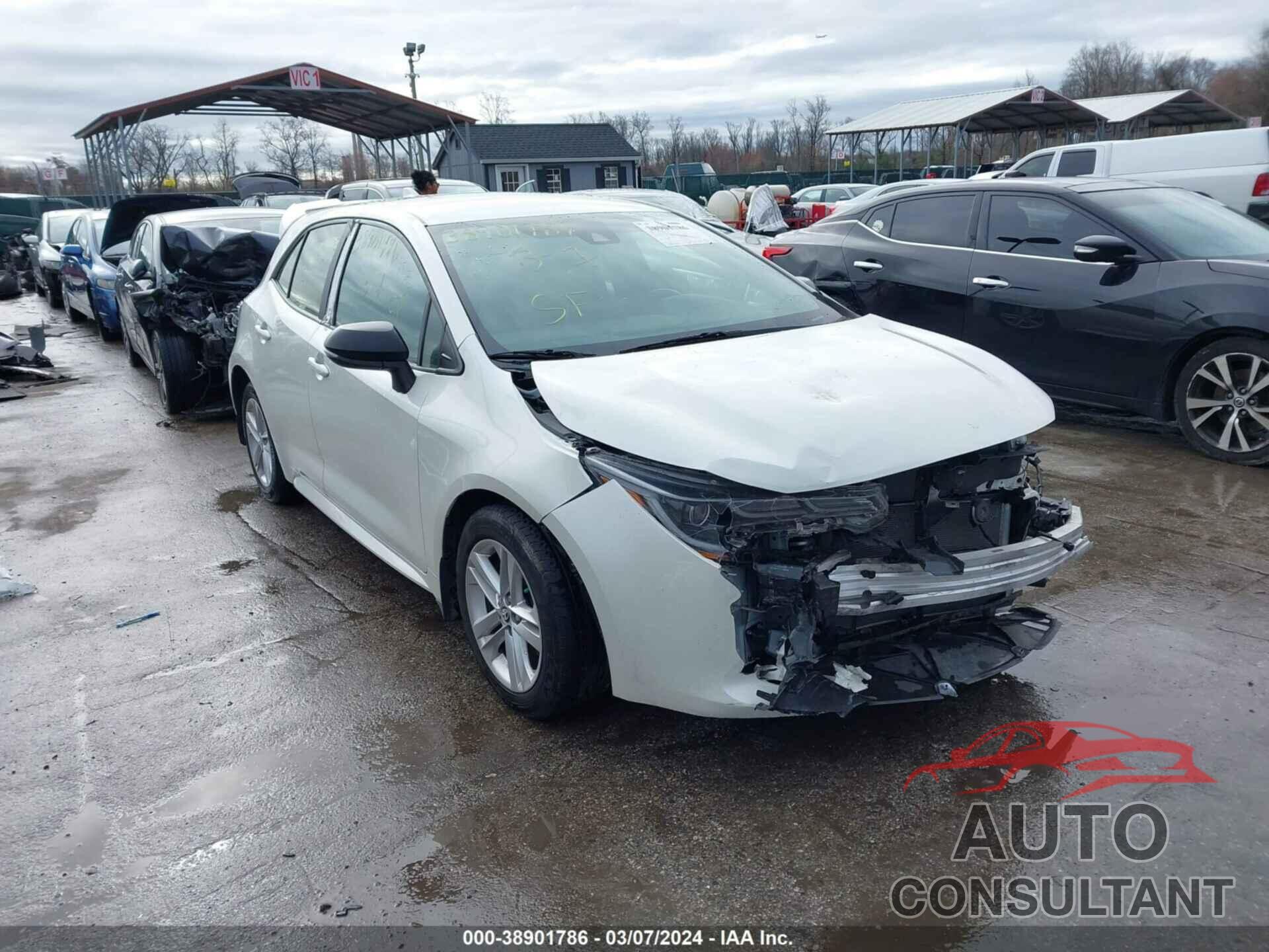 TOYOTA COROLLA 2019 - JTNK4RBE0K3041882