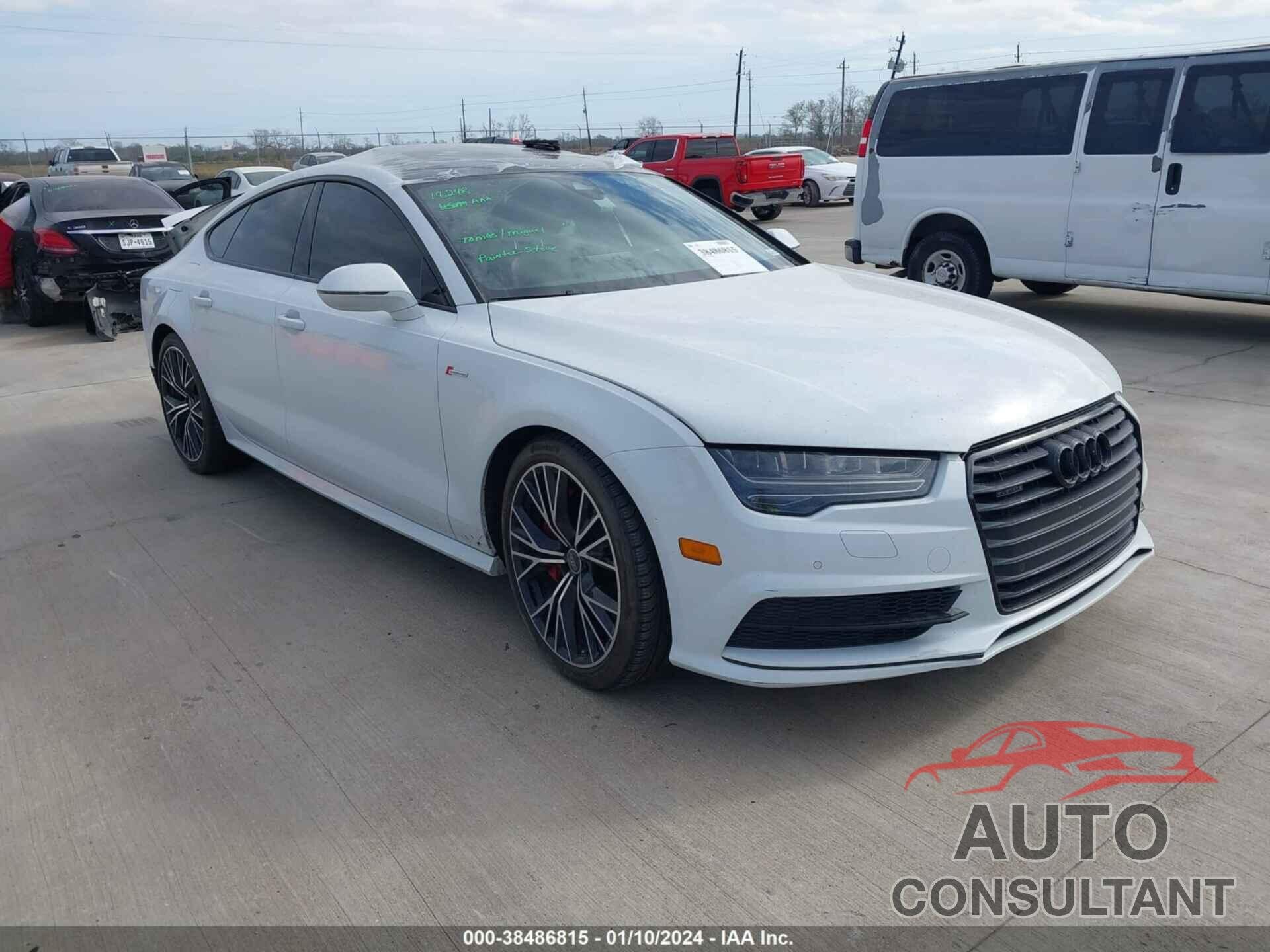 AUDI A7 2016 - WAU2GAFC8GN012824