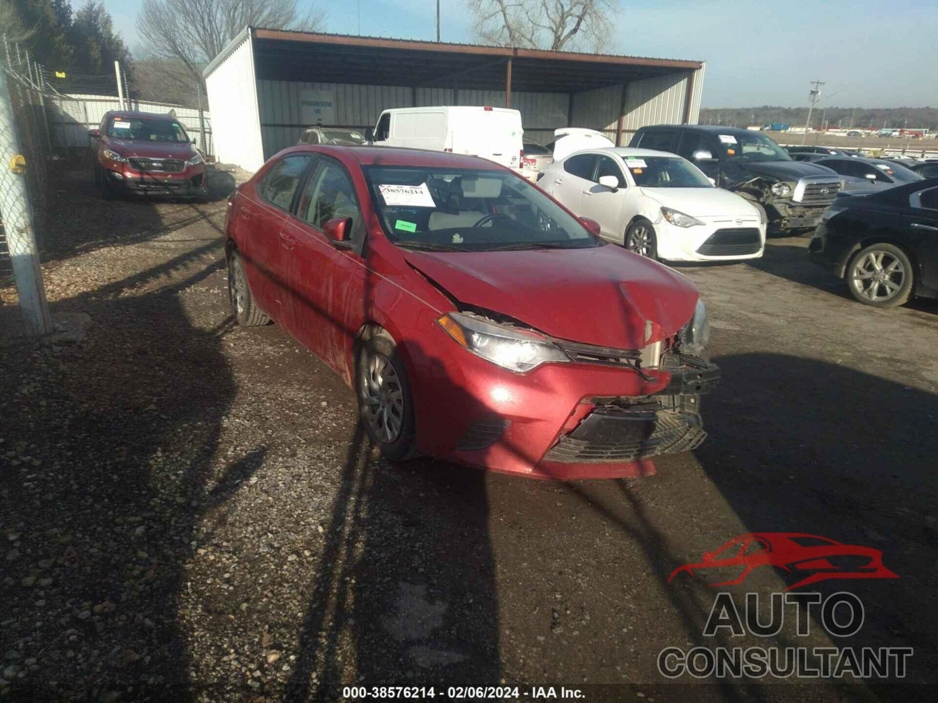 TOYOTA COROLLA 2016 - 2T1BURHE4GC699960