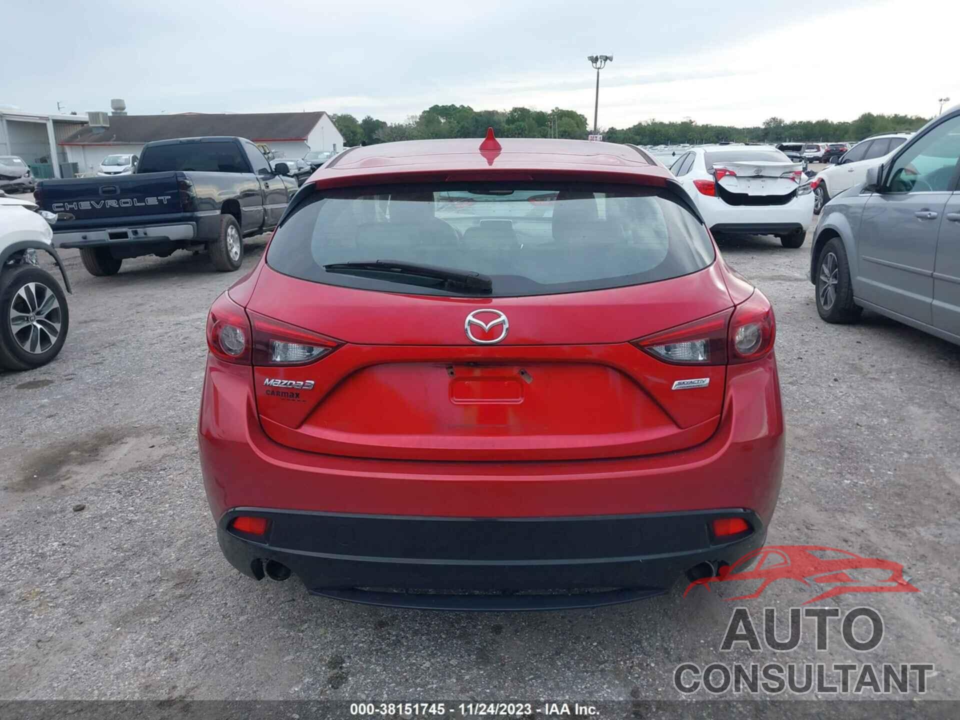 MAZDA MAZDA3 2016 - JM1BM1N37G1338876