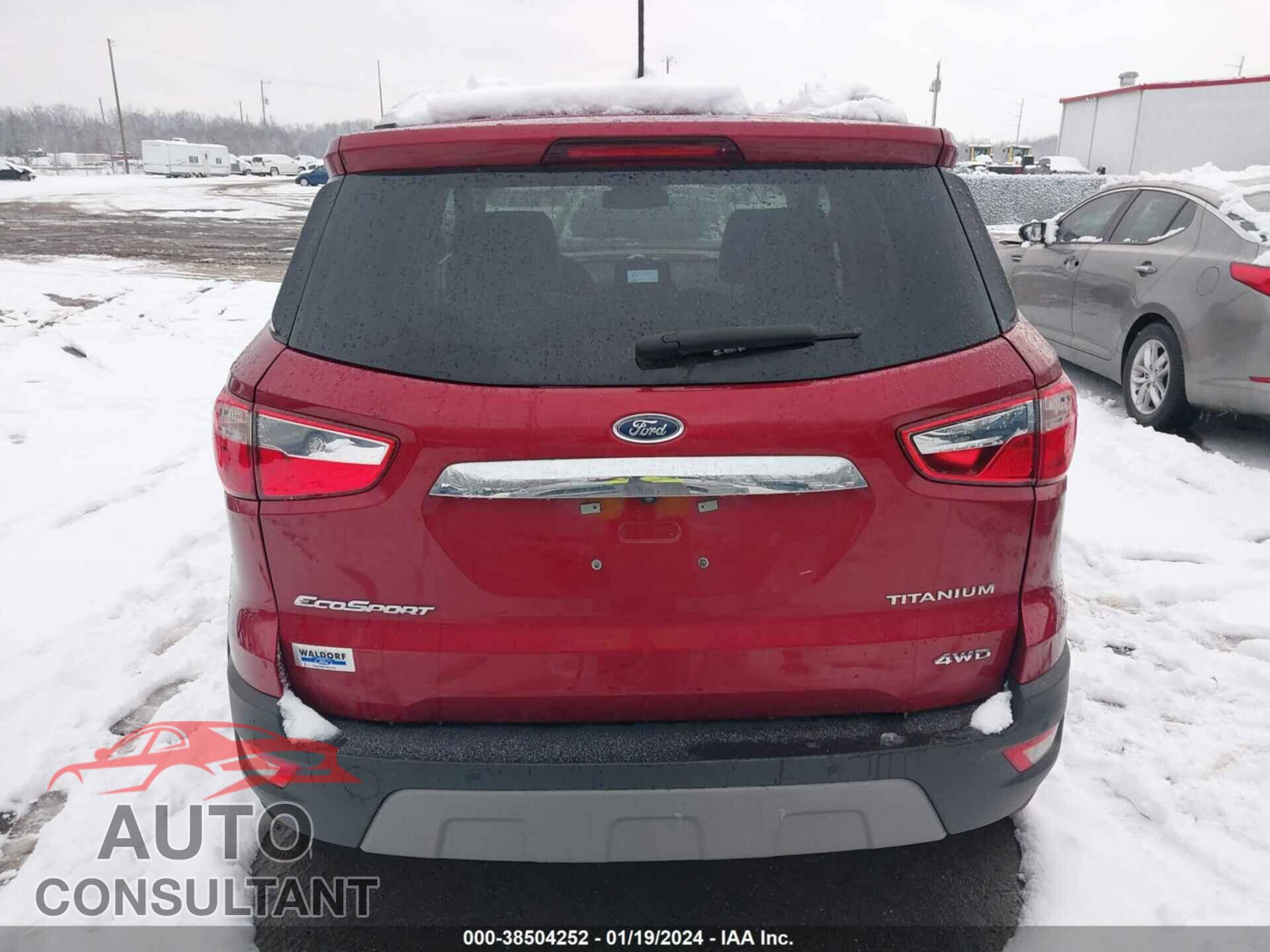 FORD ECOSPORT 2020 - MAJ6S3KLXLC332694