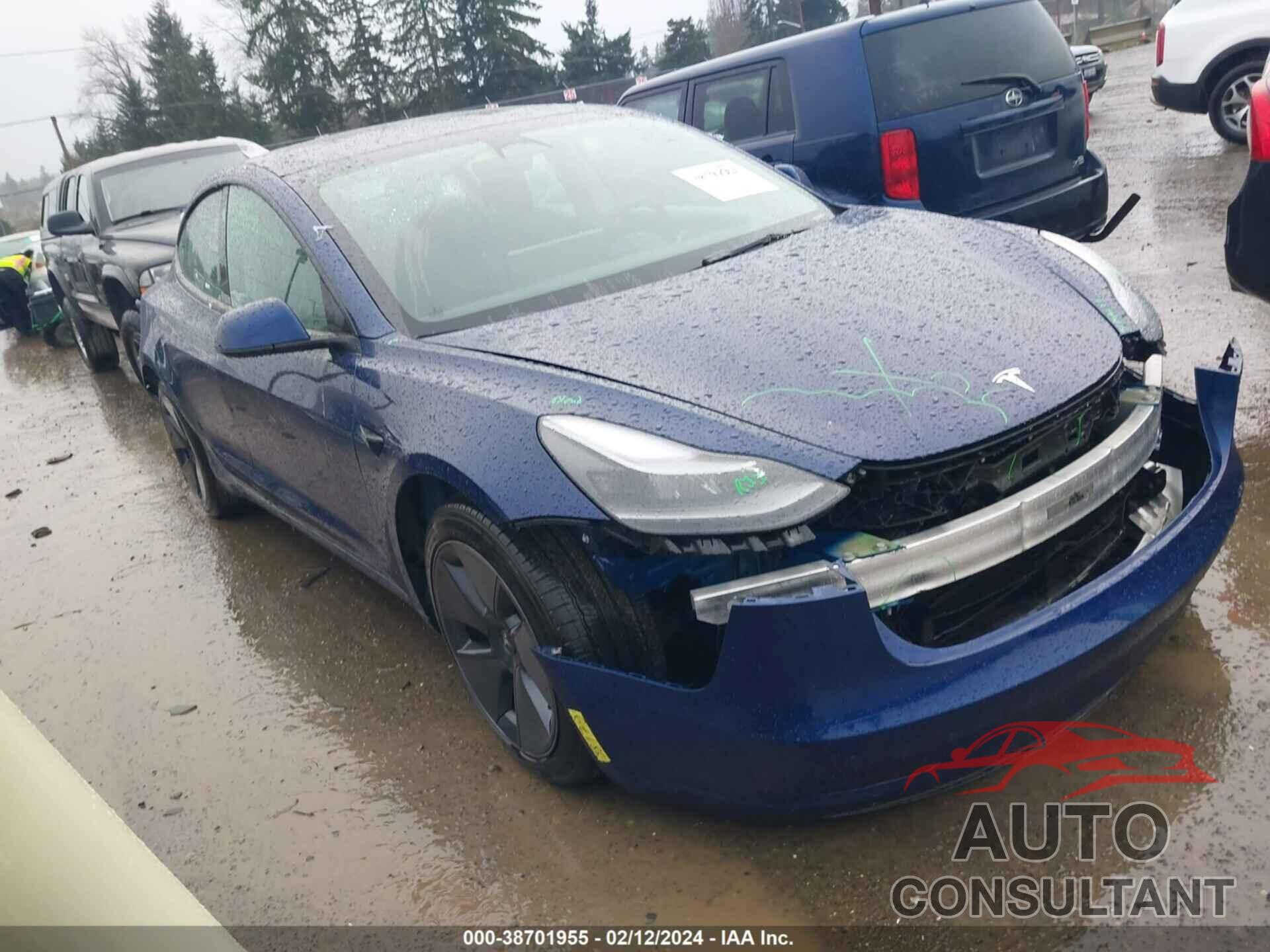 TESLA MODEL 3 2022 - 5YJ3E1EA8NF320424