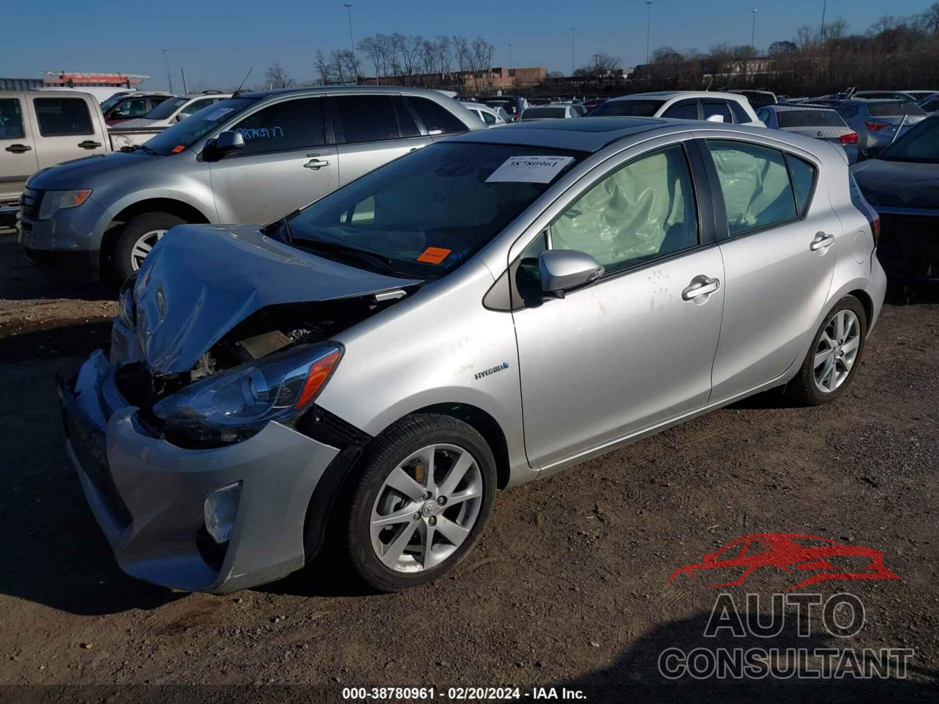 TOYOTA PRIUS C 2016 - JTDKDTB30G1137515