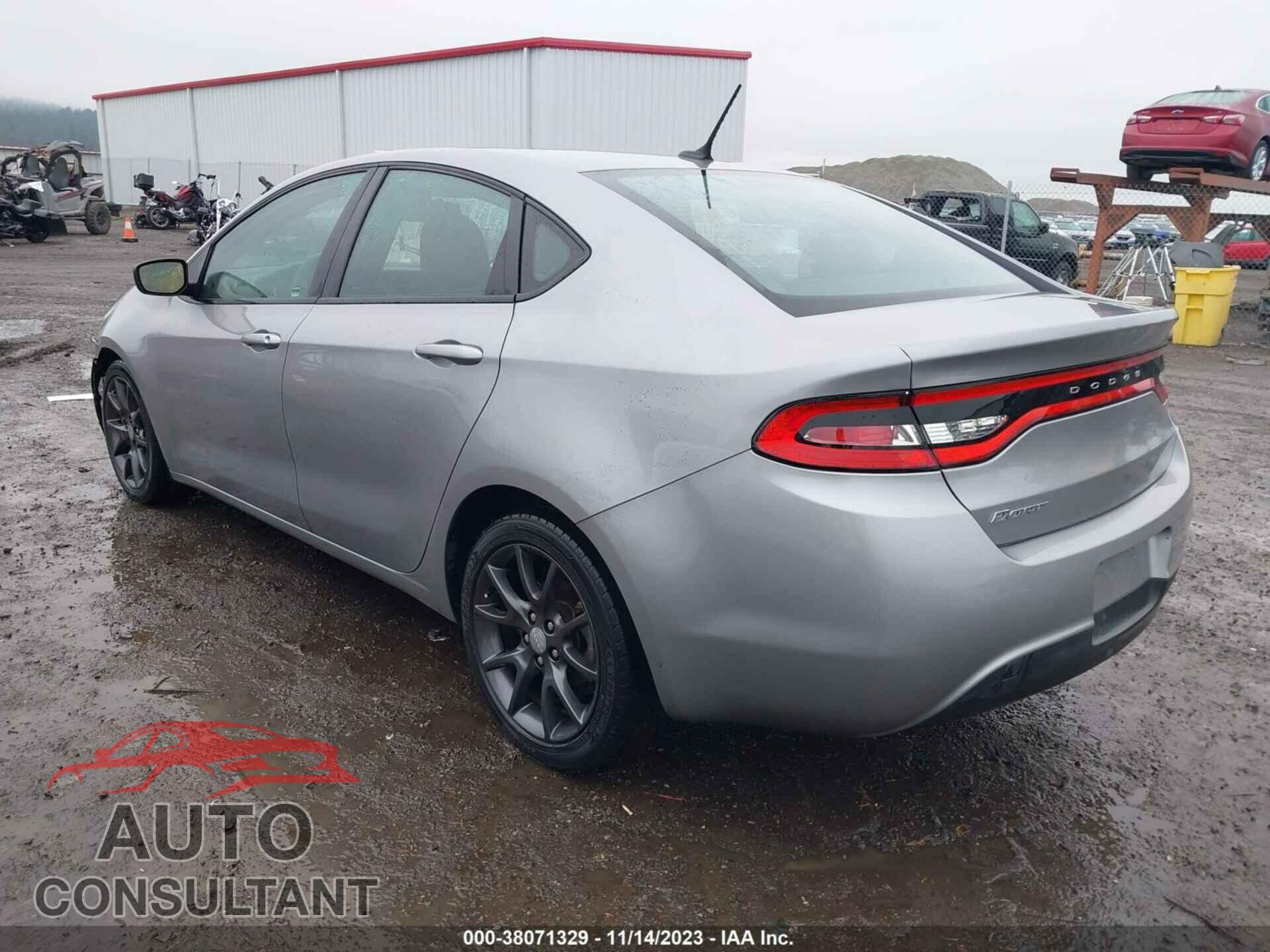 DODGE DART 2016 - 1C3CDFAA9GD578908
