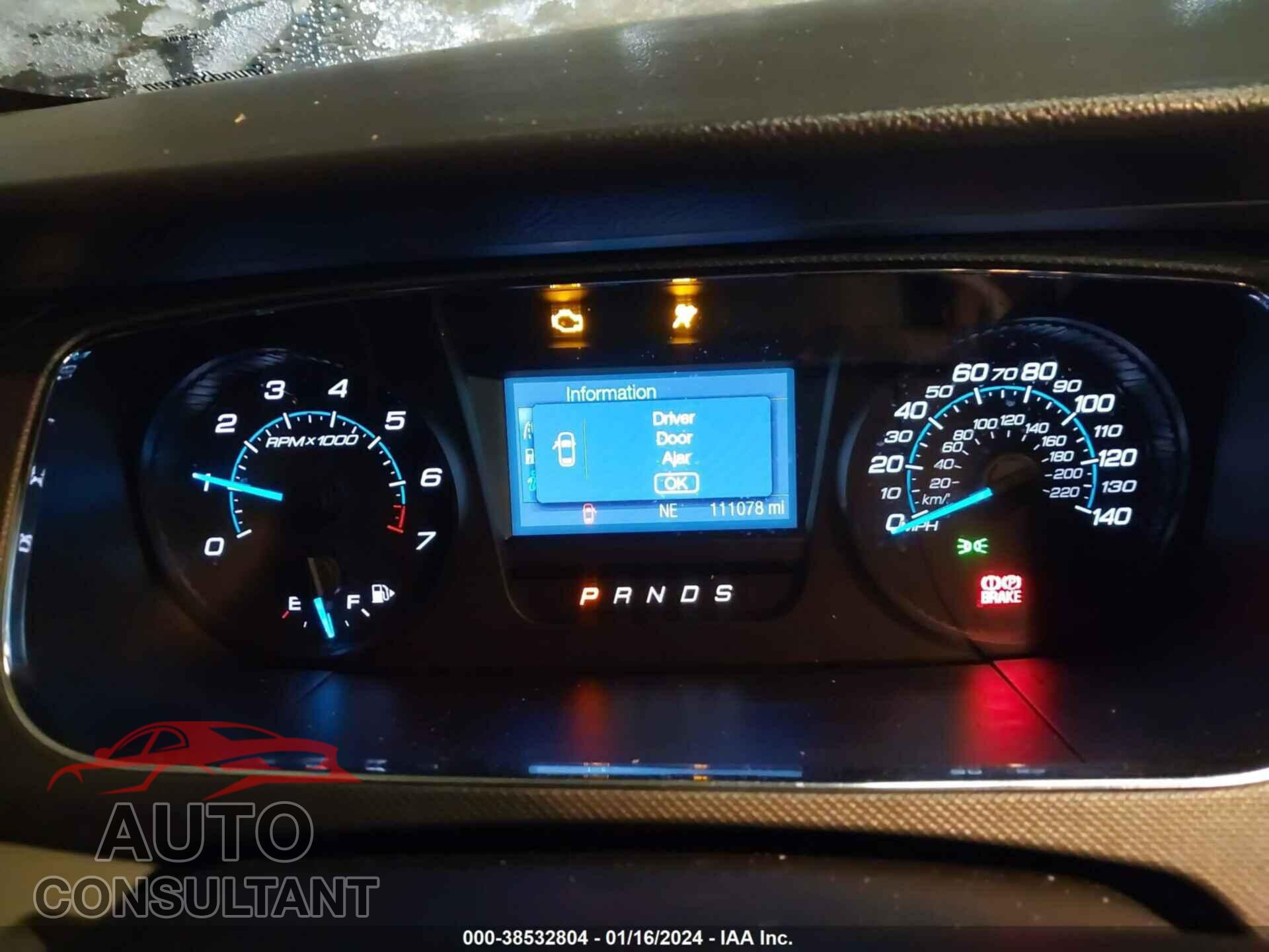 FORD TAURUS 2016 - 1FAHP2D80GG140180