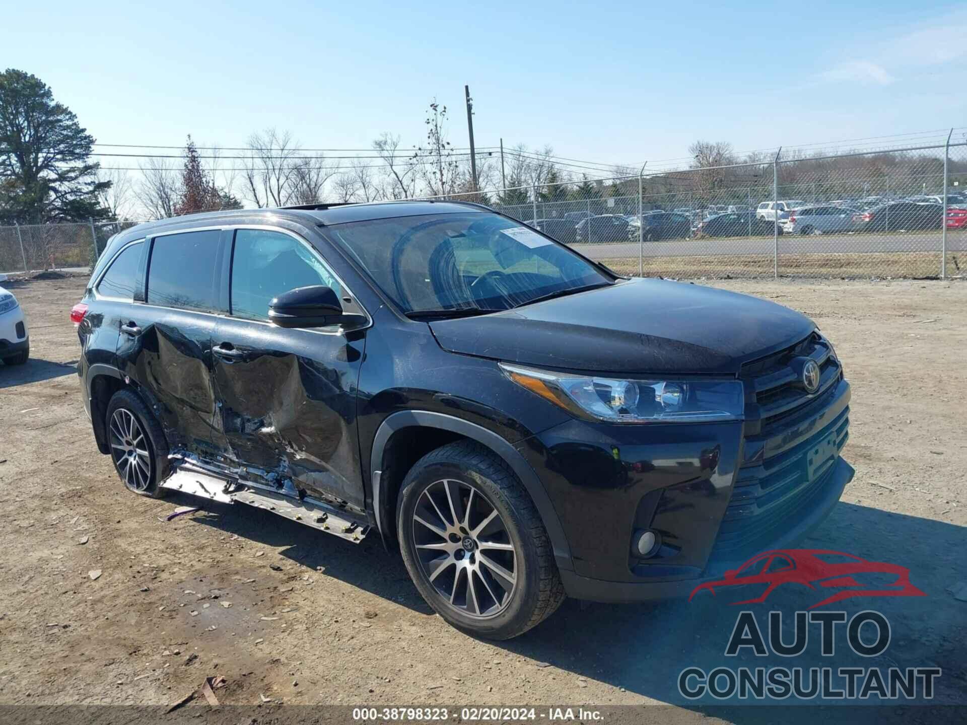 TOYOTA HIGHLANDER 2017 - 5TDJZRFH9HS407755