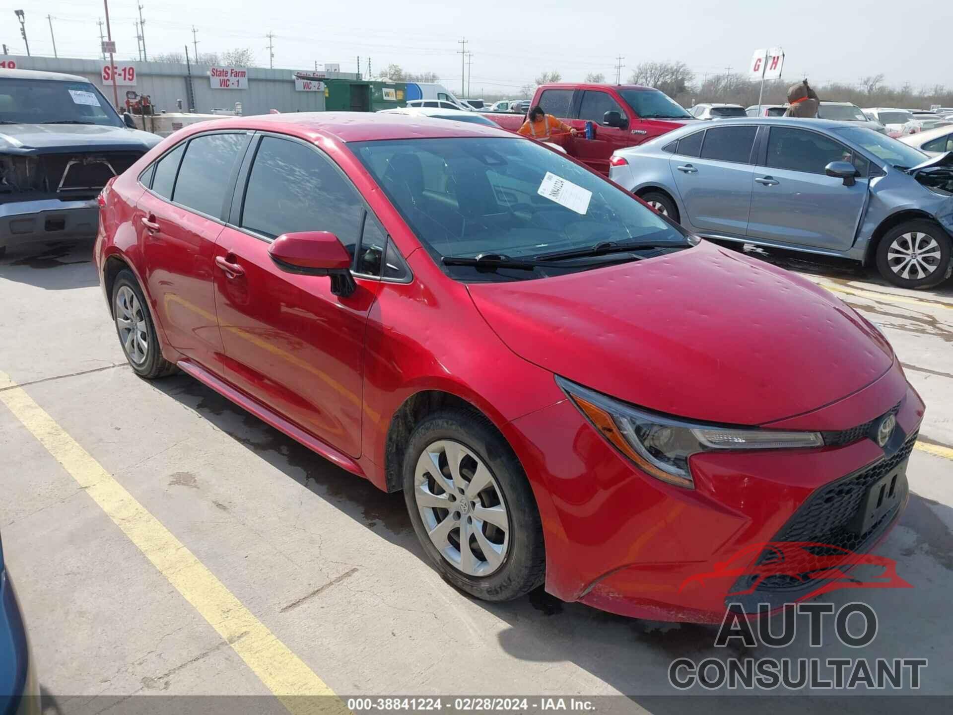 TOYOTA COROLLA 2021 - JTDEPMAE9MJ155729