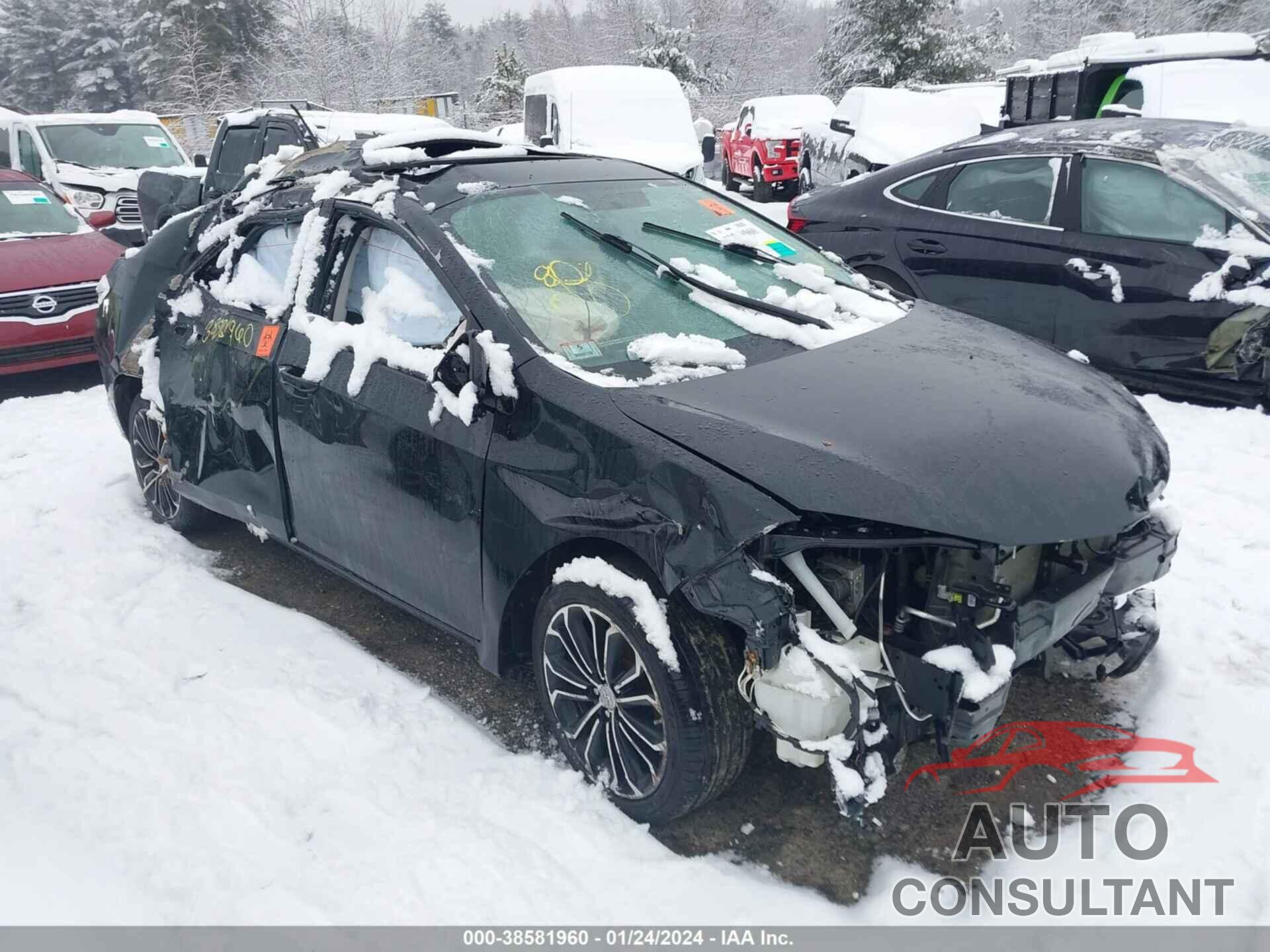 TOYOTA COROLLA 2016 - 2T1BURHE3GC674192