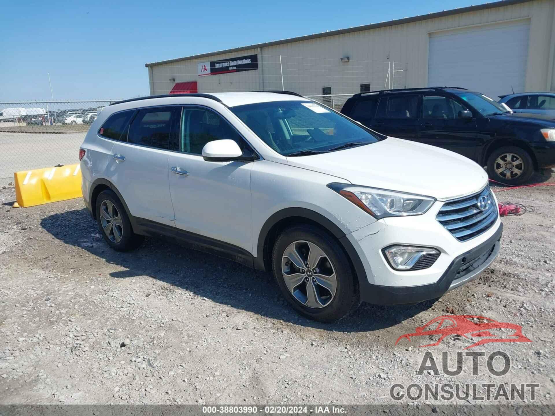 HYUNDAI SANTA FE 2016 - KM8SM4HF0GU146510