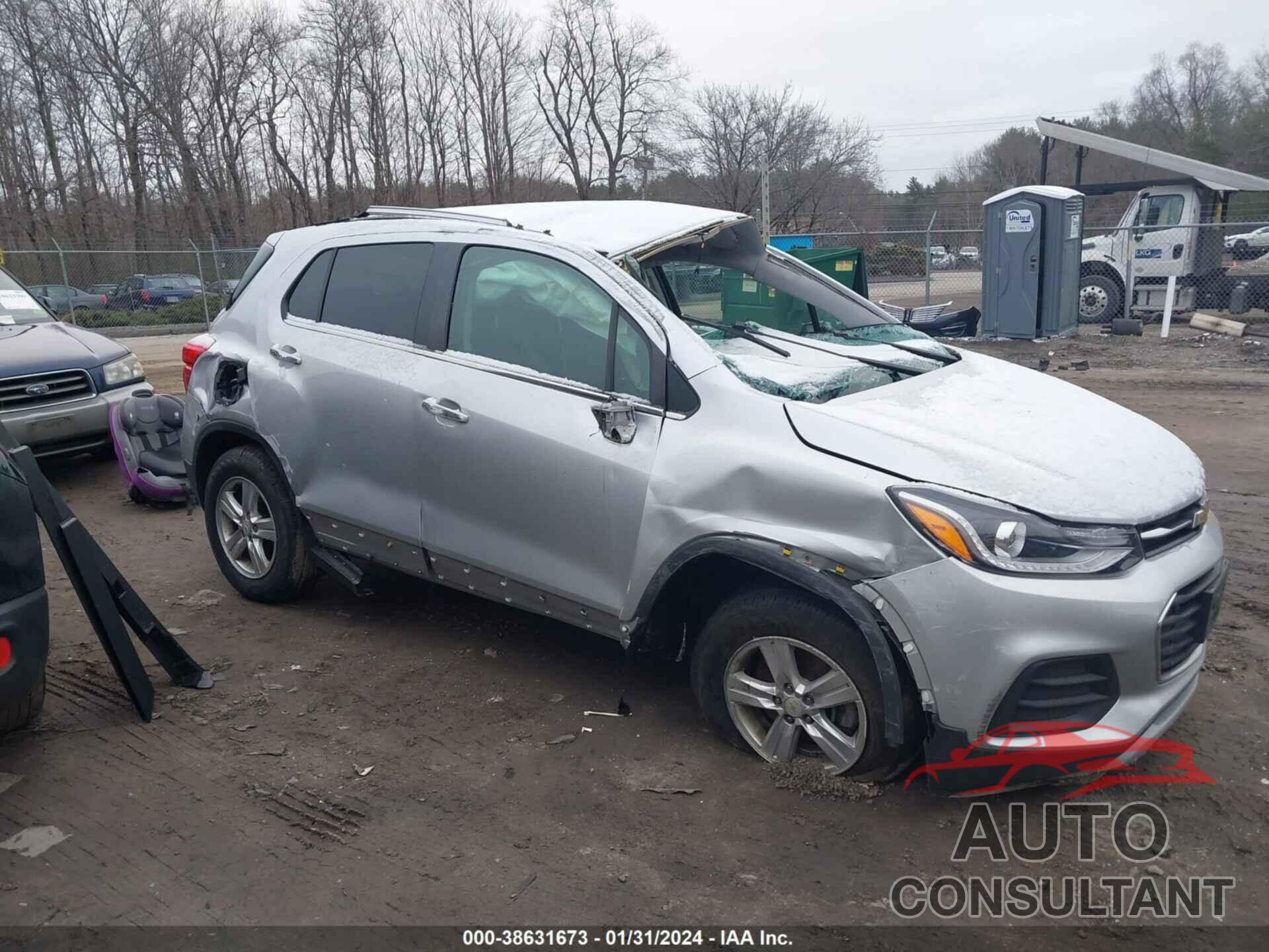 CHEVROLET TRAX 2019 - KL7CJLSB3KB817459