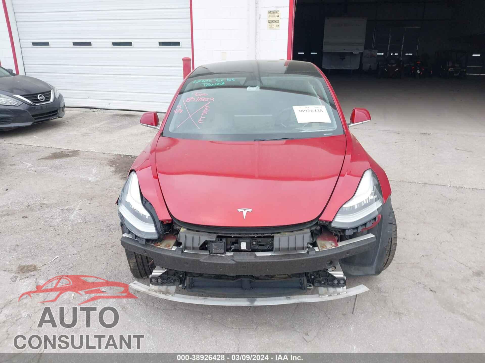 TESLA MODEL 3 2018 - 5YJ3E1EA9JF058505