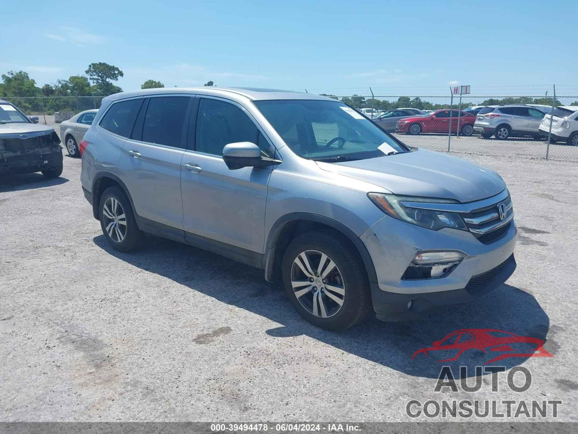 HONDA PILOT 2016 - 5FNYF6H5XGB110652