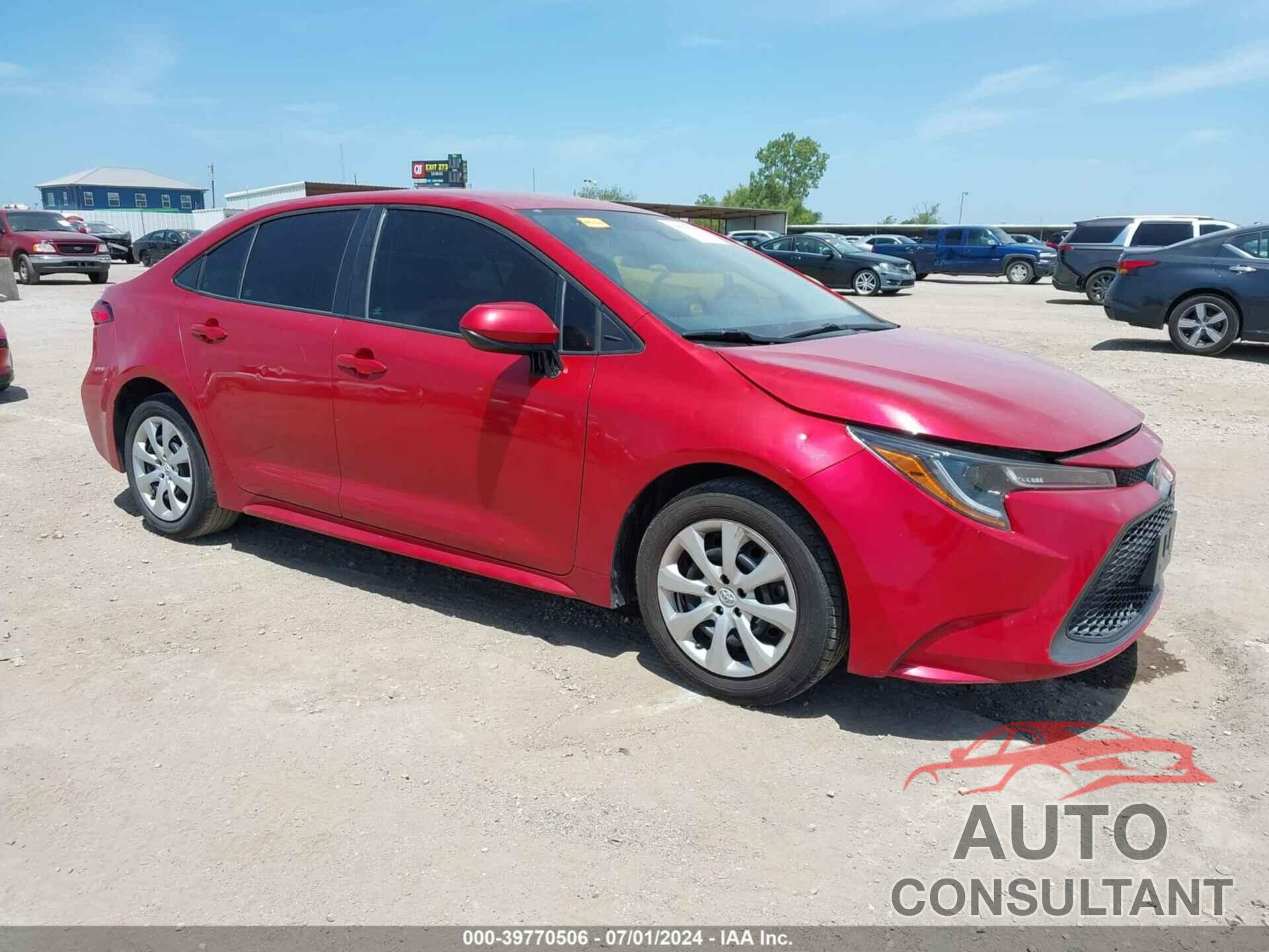 TOYOTA COROLLA 2021 - 5YFEPMAE6MP258019
