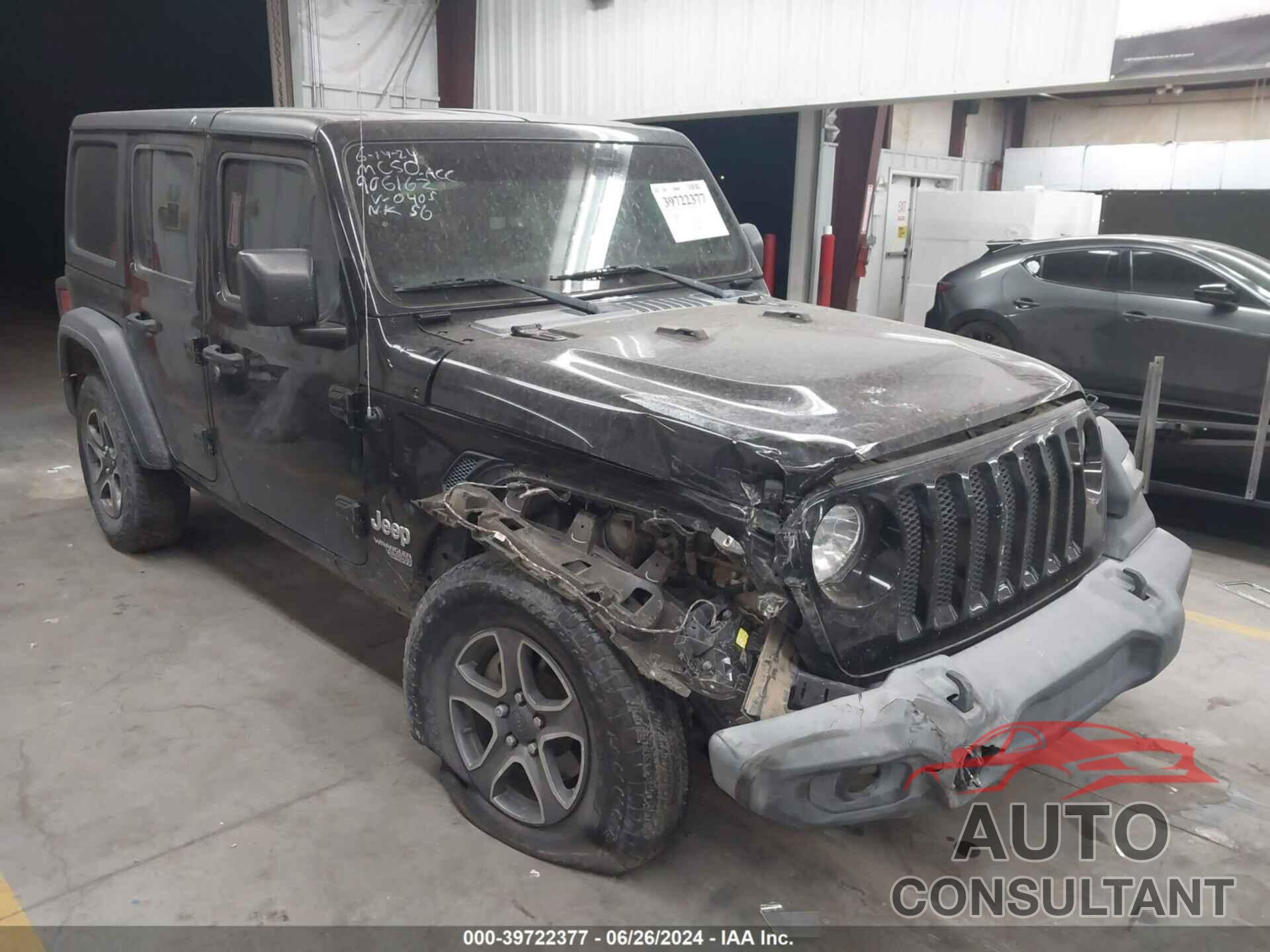 JEEP WRANGLER UNLIMITED 2019 - 1C4HJXDG0KW530405