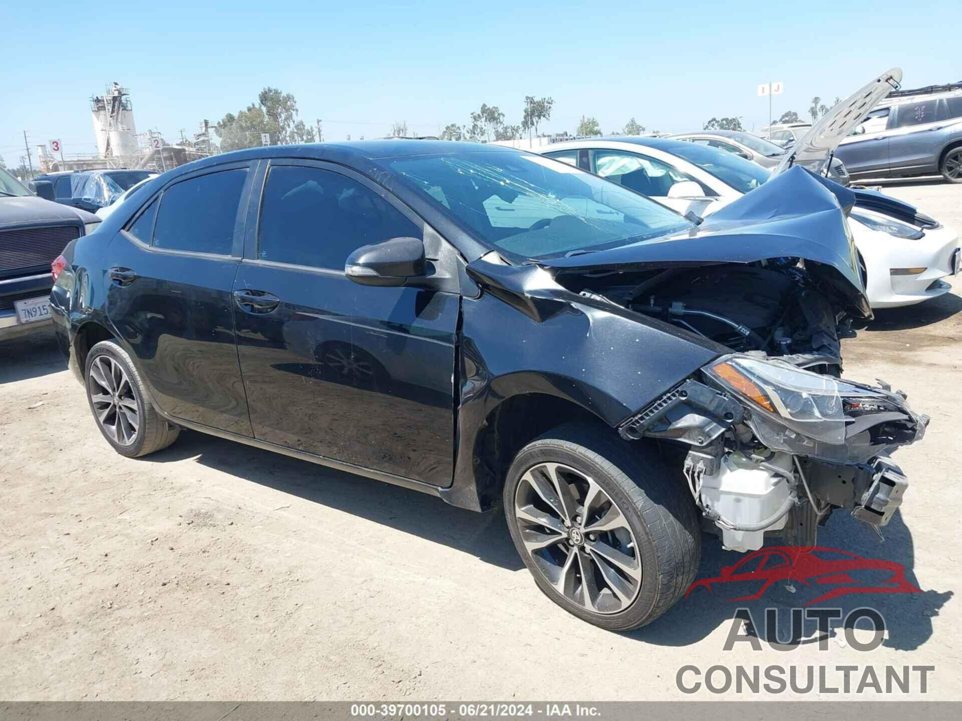 TOYOTA COROLLA 2019 - 5YFBURHE6KP920516