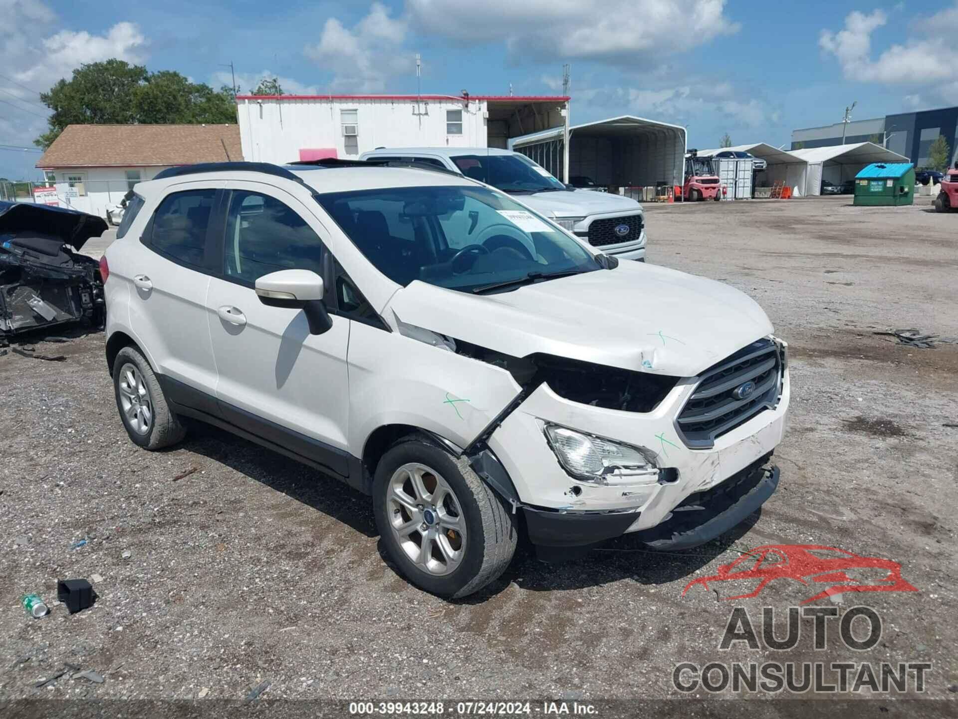 FORD ECOSPORT 2018 - MAJ3P1TE3JC216811