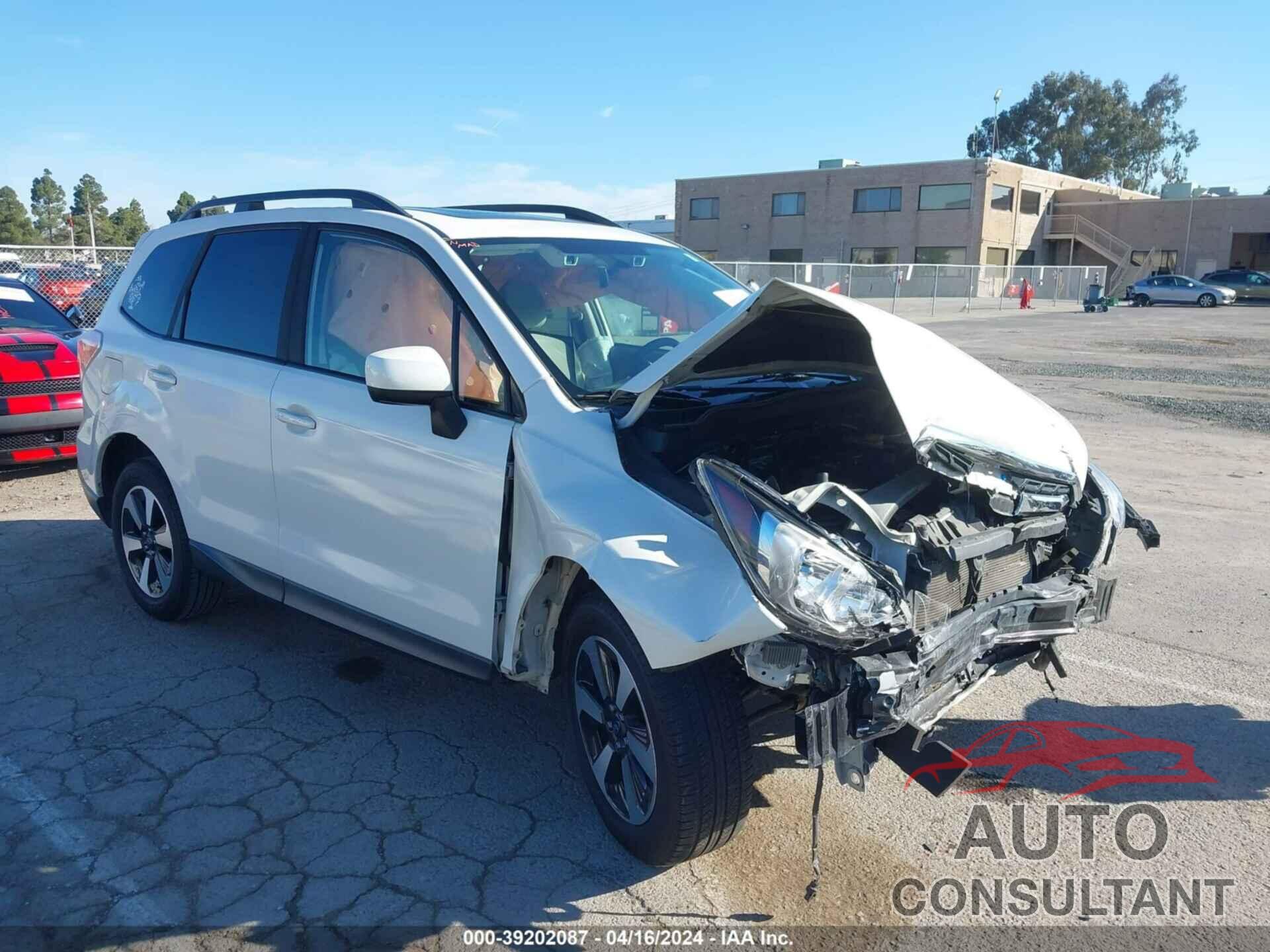 SUBARU FORESTER 2017 - JF2SJAGC3HH578622