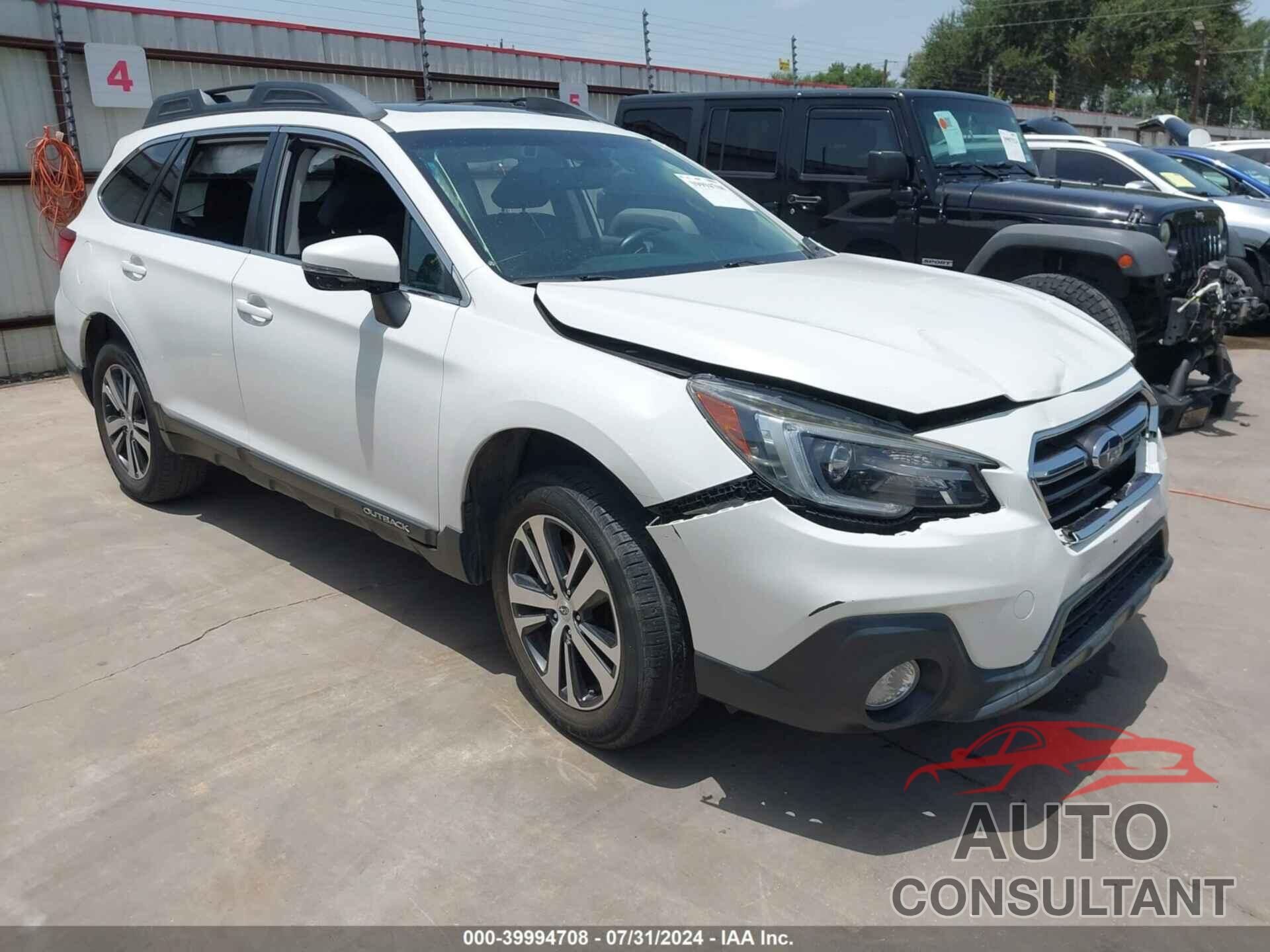 SUBARU OUTBACK 2018 - 4S4BSANC4J3354918