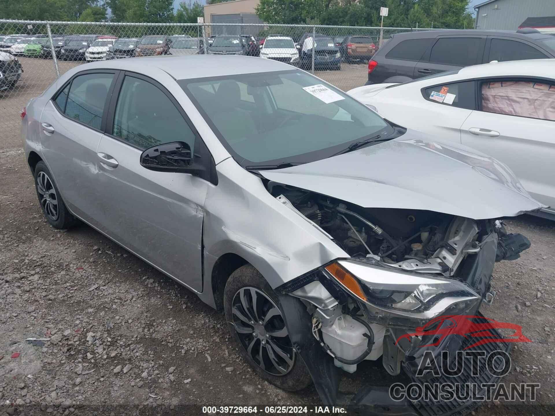 TOYOTA COROLLA 2016 - 5YFBURHE9GP541906