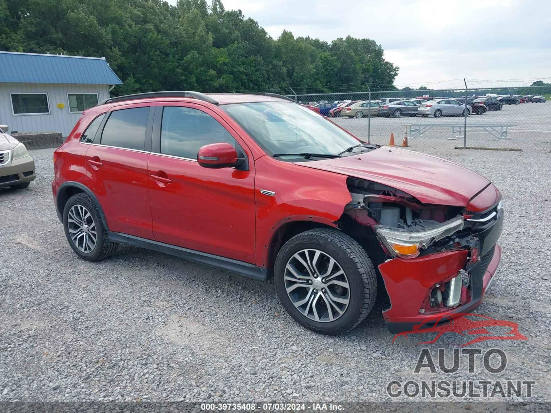 MITSUBISHI OUTLANDER SPORT 2018 - JA4AP4AW6JZ034042