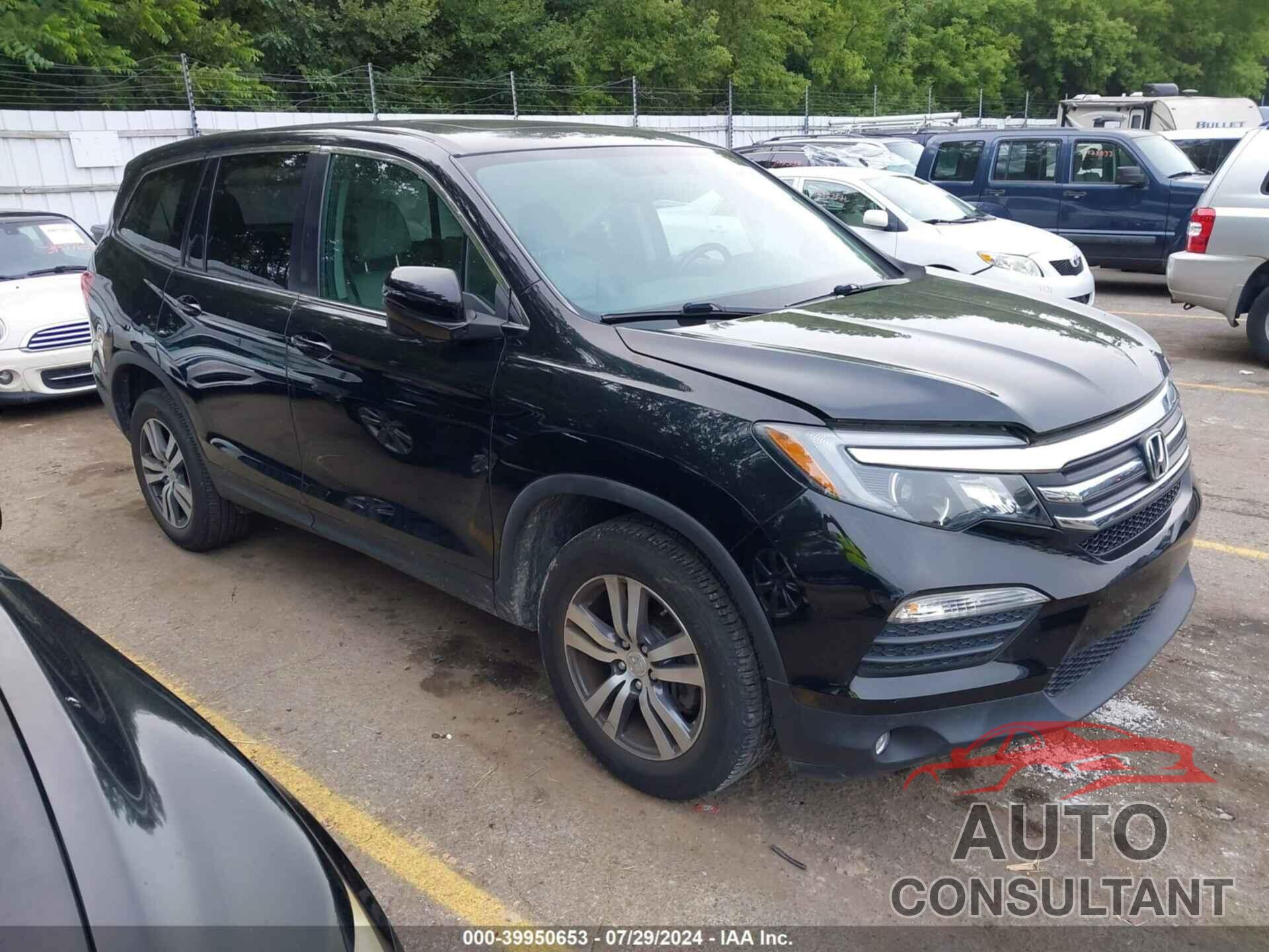 HONDA PILOT 2017 - 5FNYF6H8XHB069189