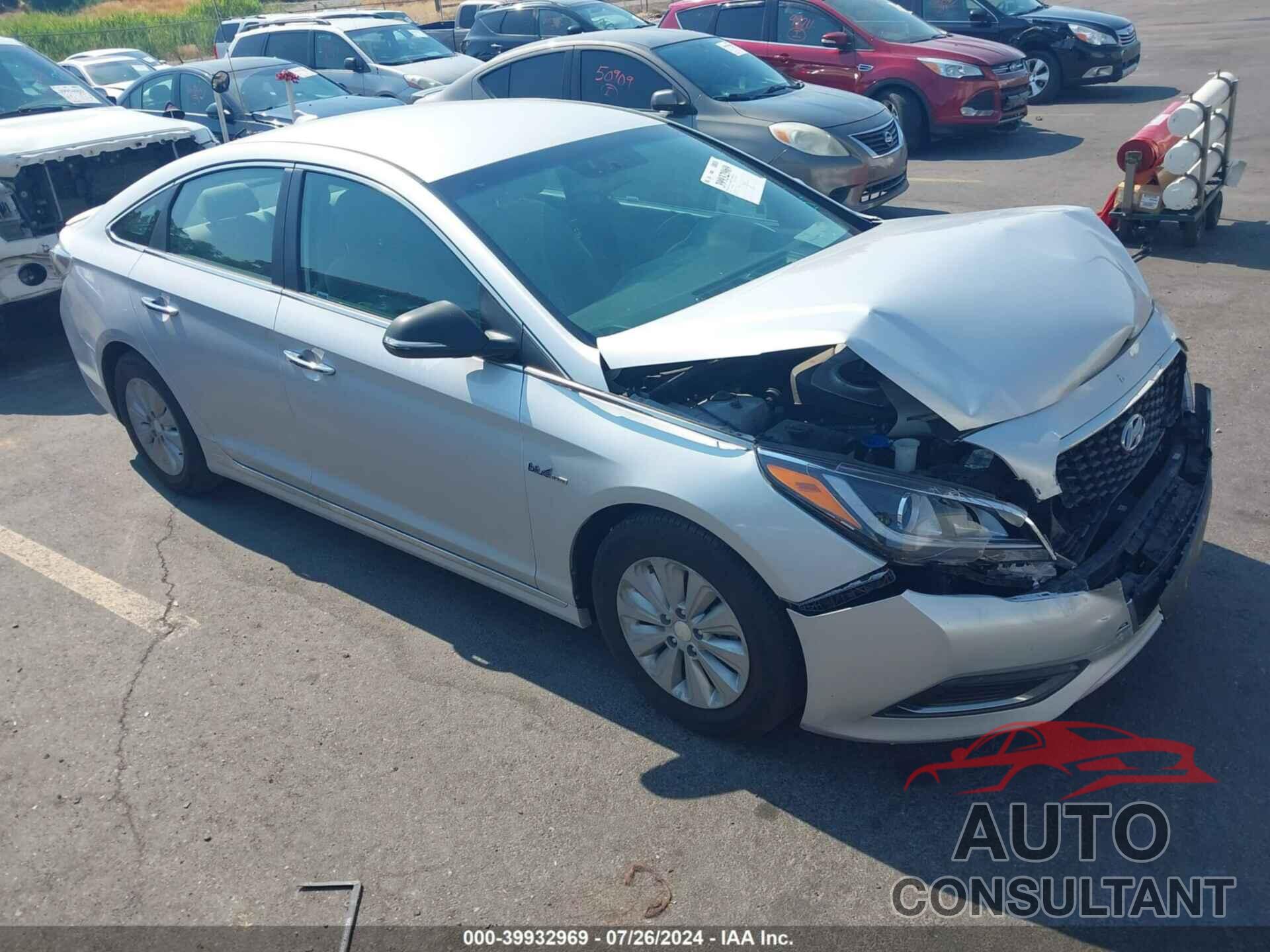 HYUNDAI SONATA HYBRID 2016 - KMHE24L18GA014126