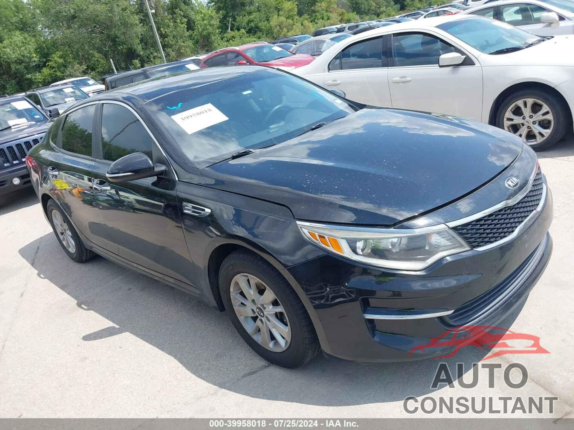 KIA OPTIMA 2016 - 5XXGT4L3XGG104409