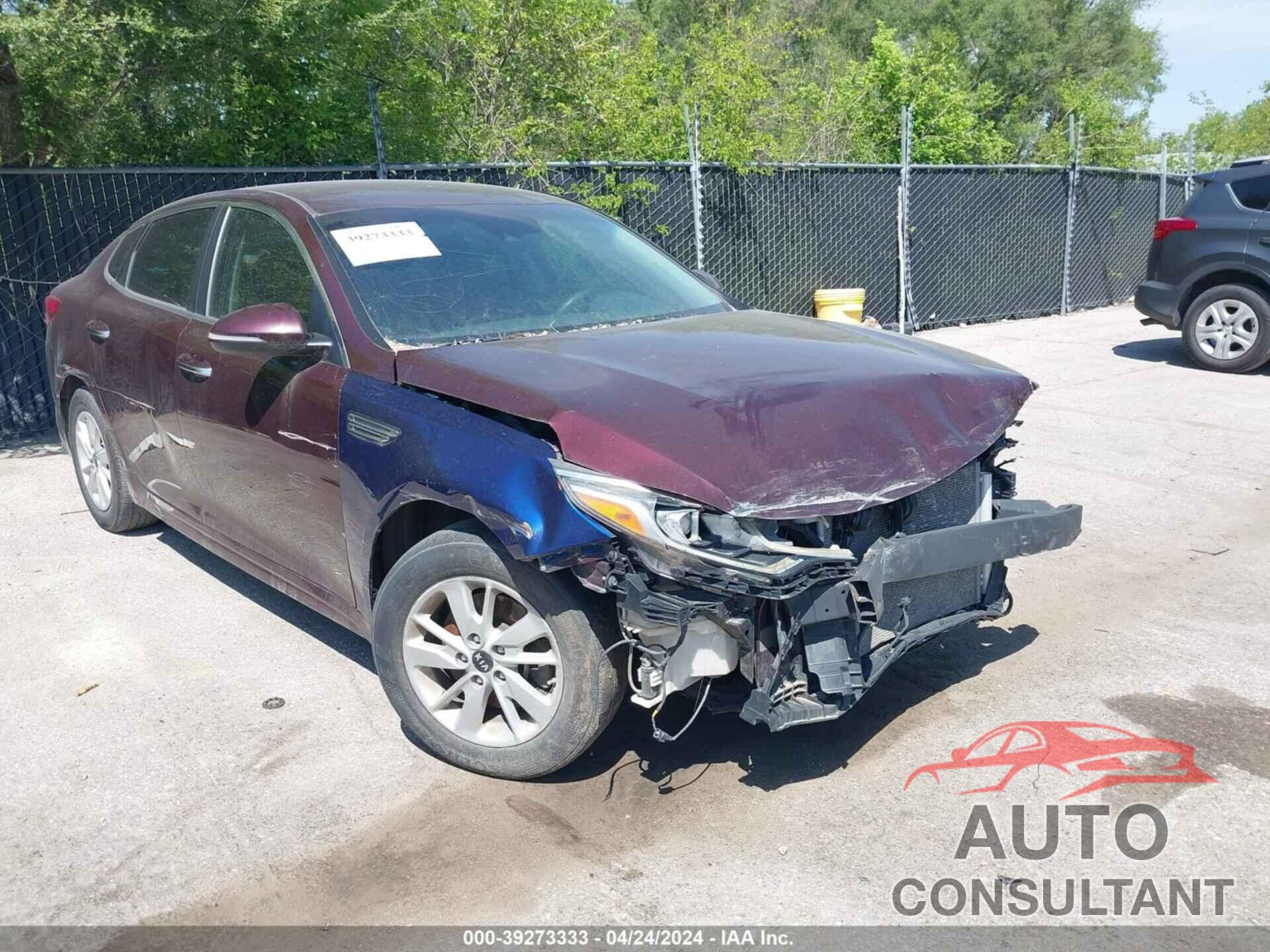 KIA OPTIMA 2019 - 5XXGT4L39KG278481