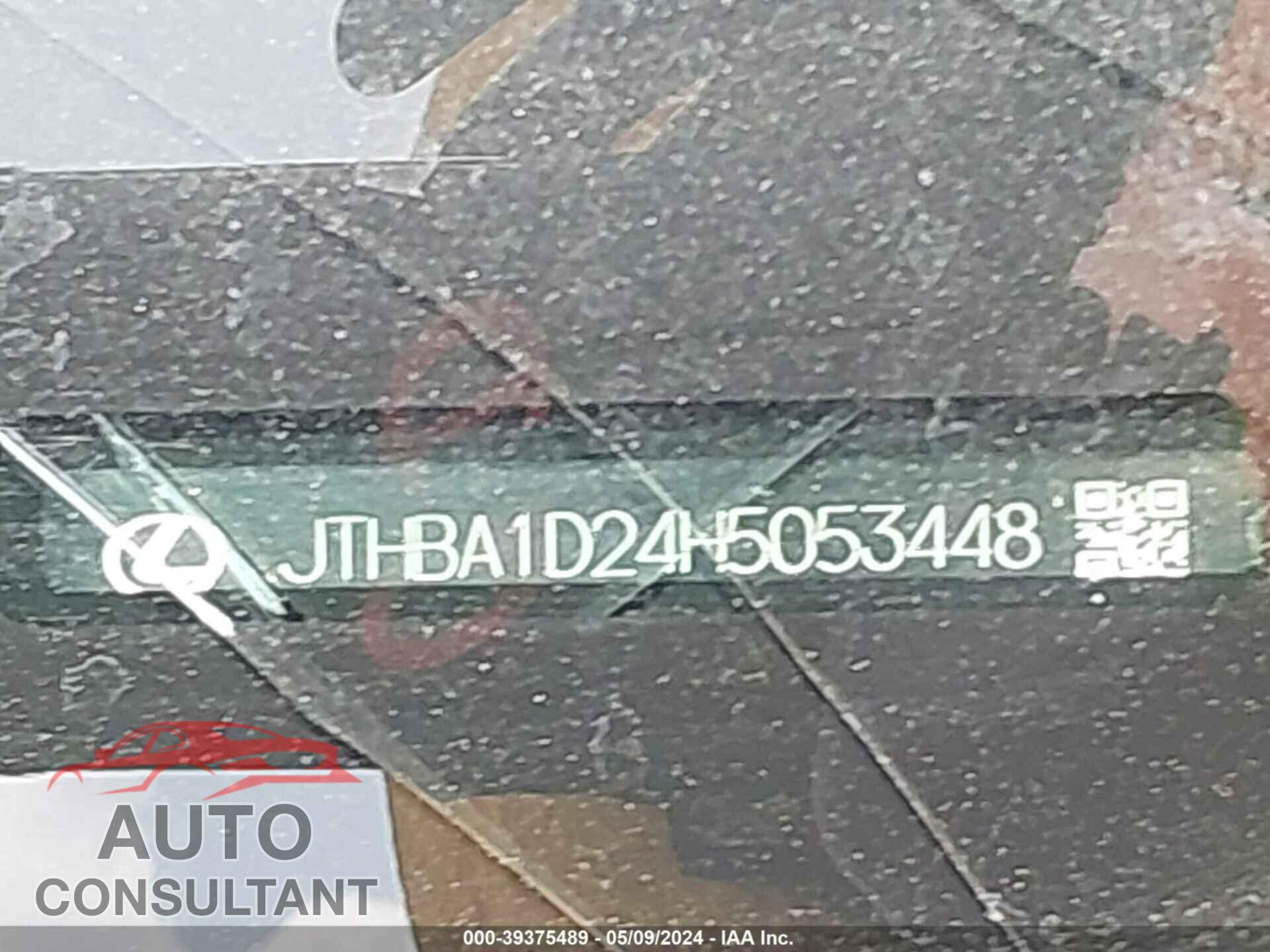 LEXUS IS 2017 - JTHBA1D24H5053448