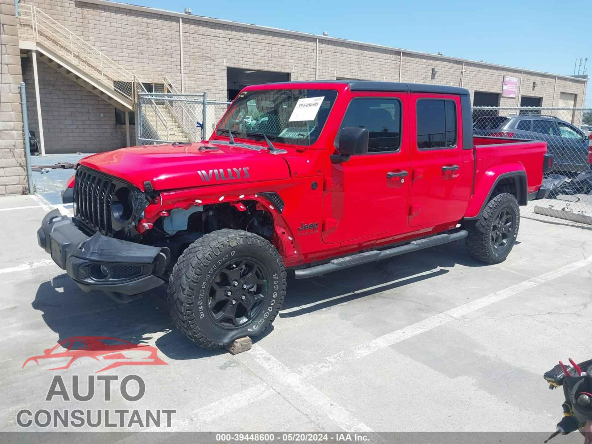 JEEP GLADIATOR 2021 - 1C6HJTAGXML563307