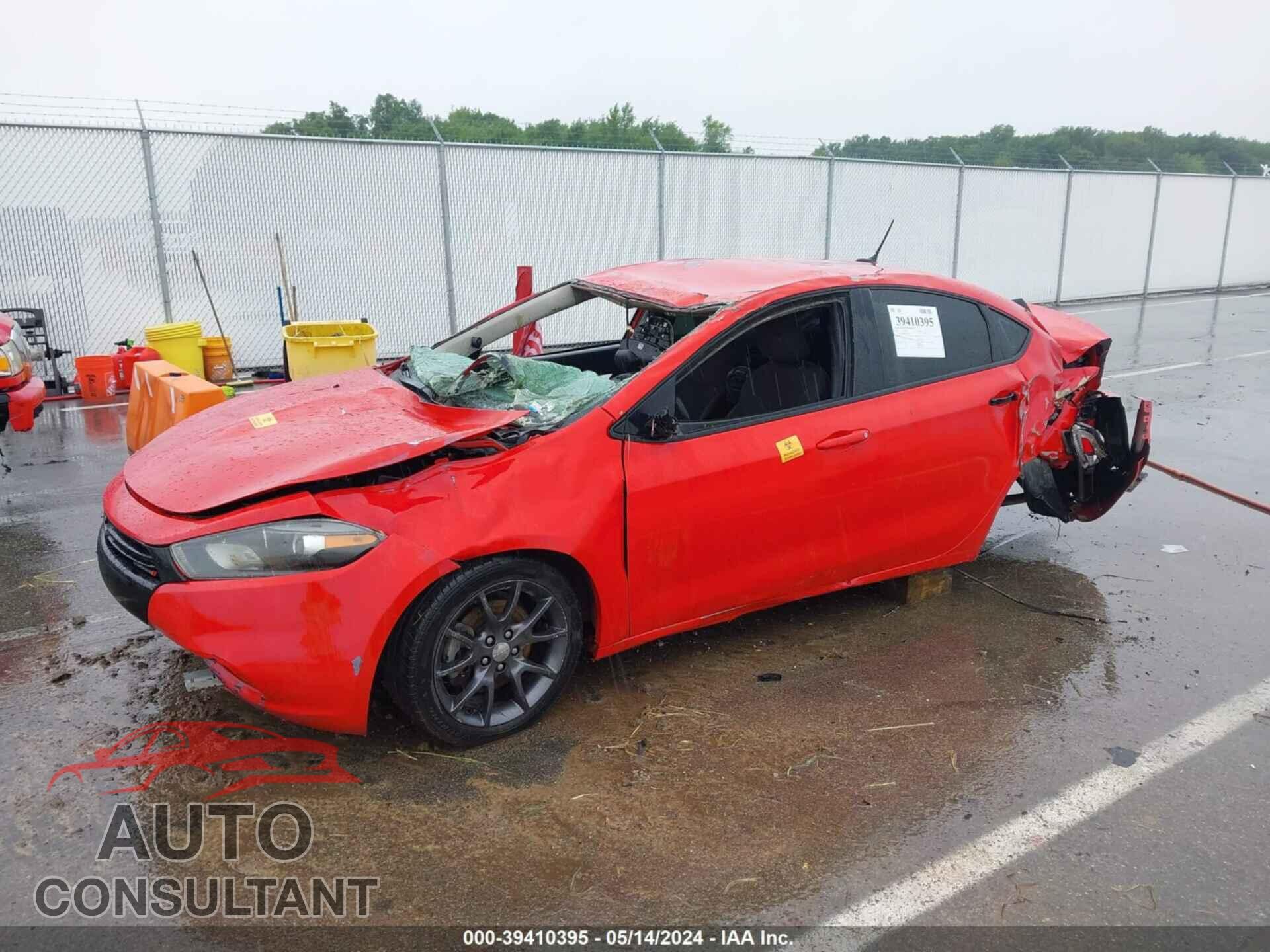 DODGE DART 2016 - 1C3CDFAA8GD767422