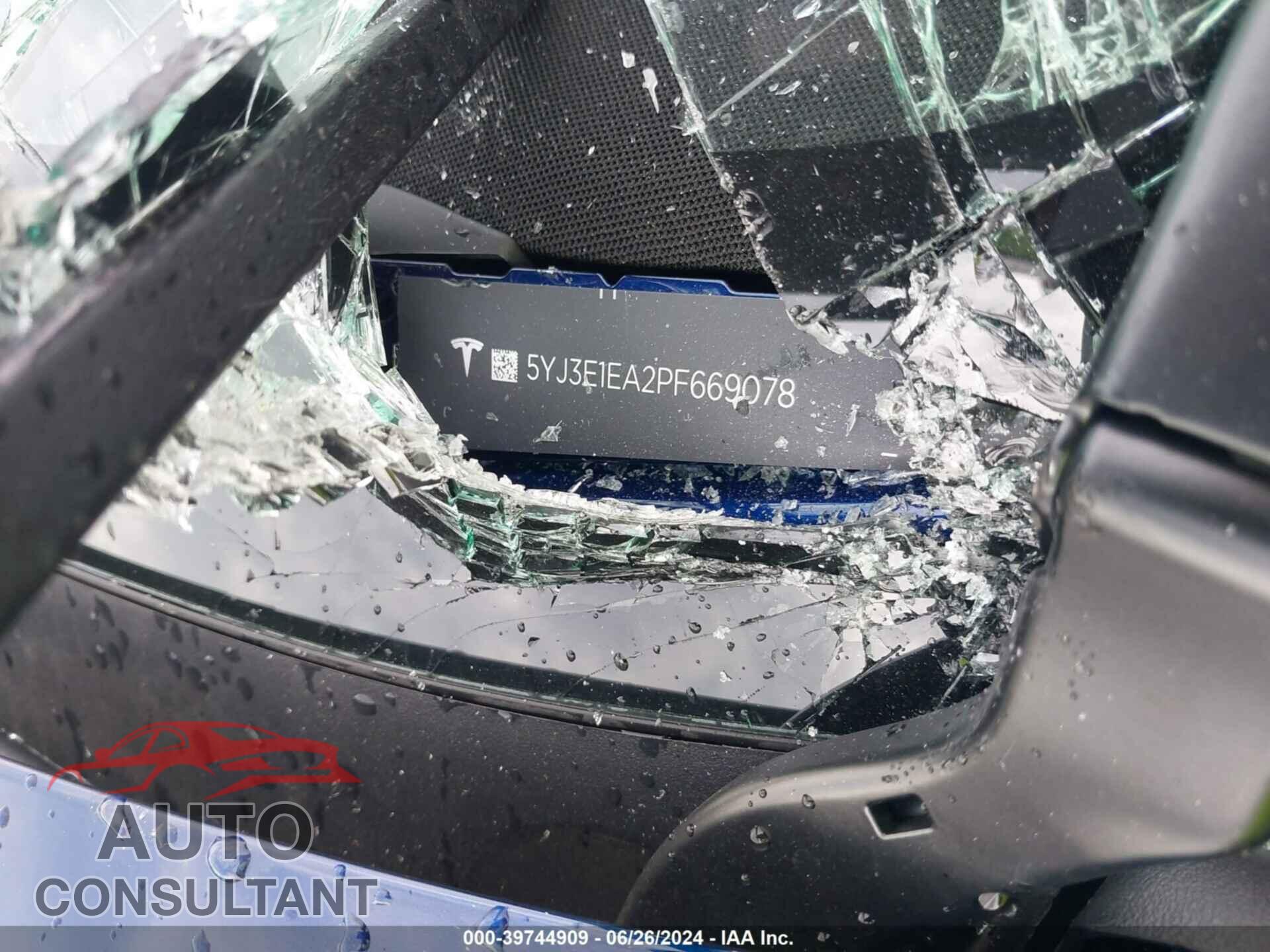 TESLA MODEL 3 2023 - 5YJ3E1EA2PF669078
