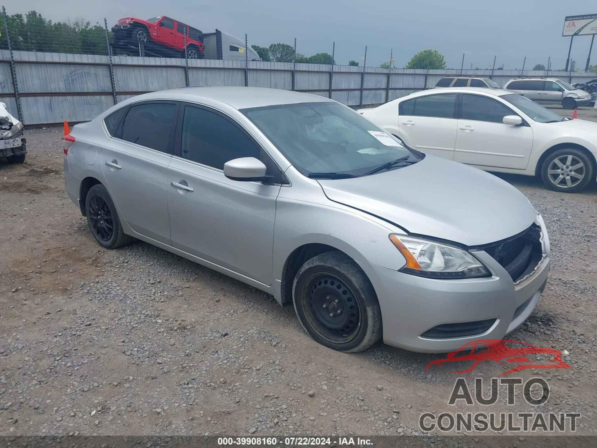 NISSAN SENTRA 2015 - 3N1AB7AP5FY280177