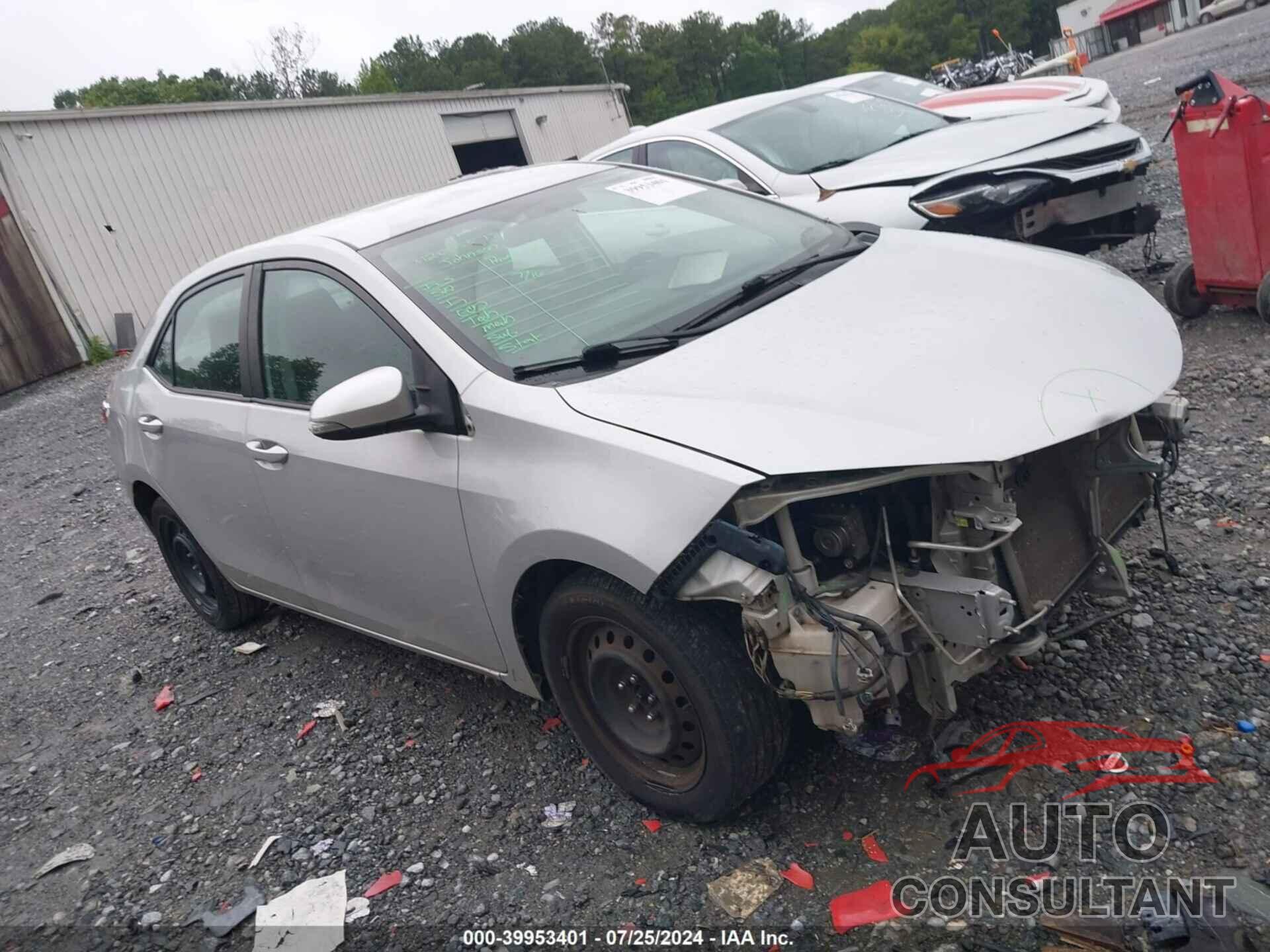 TOYOTA COROLLA 2016 - 2T1BURHE9GC729339