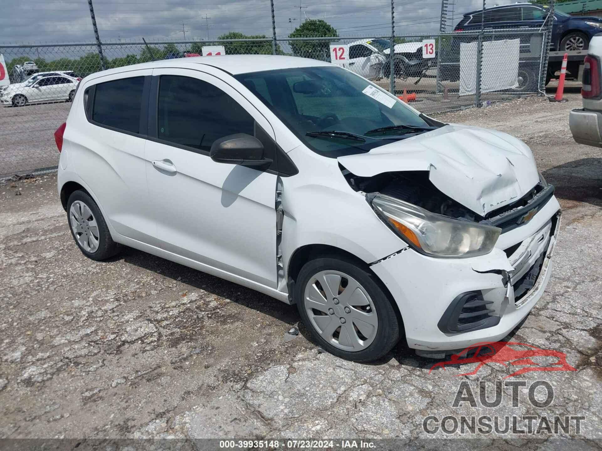 CHEVROLET SPARK 2016 - KL8CB6SA8GC616370