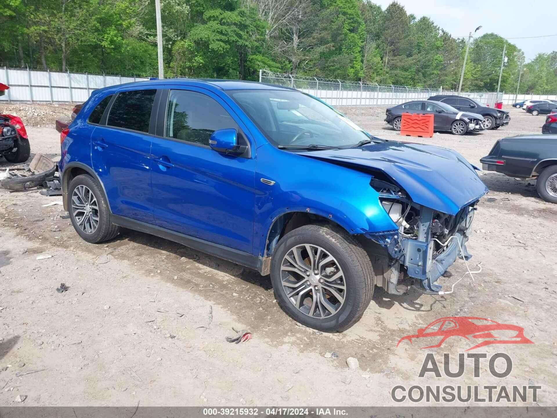 MITSUBISHI OUTLANDER SPORT 2019 - JA4AP3AU9KU035421