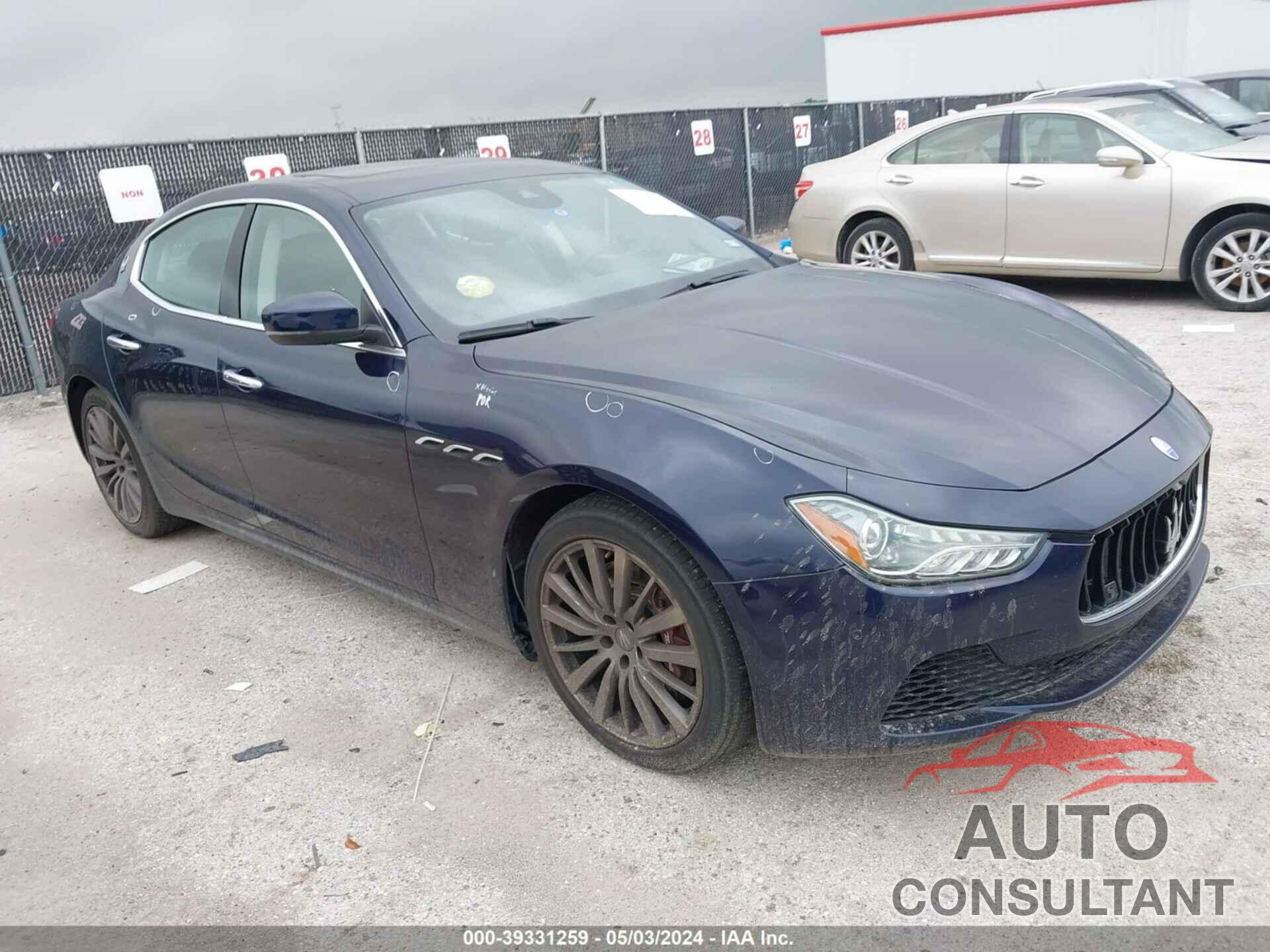 MASERATI GHIBLI 2017 - ZAM57RTA7H1225317