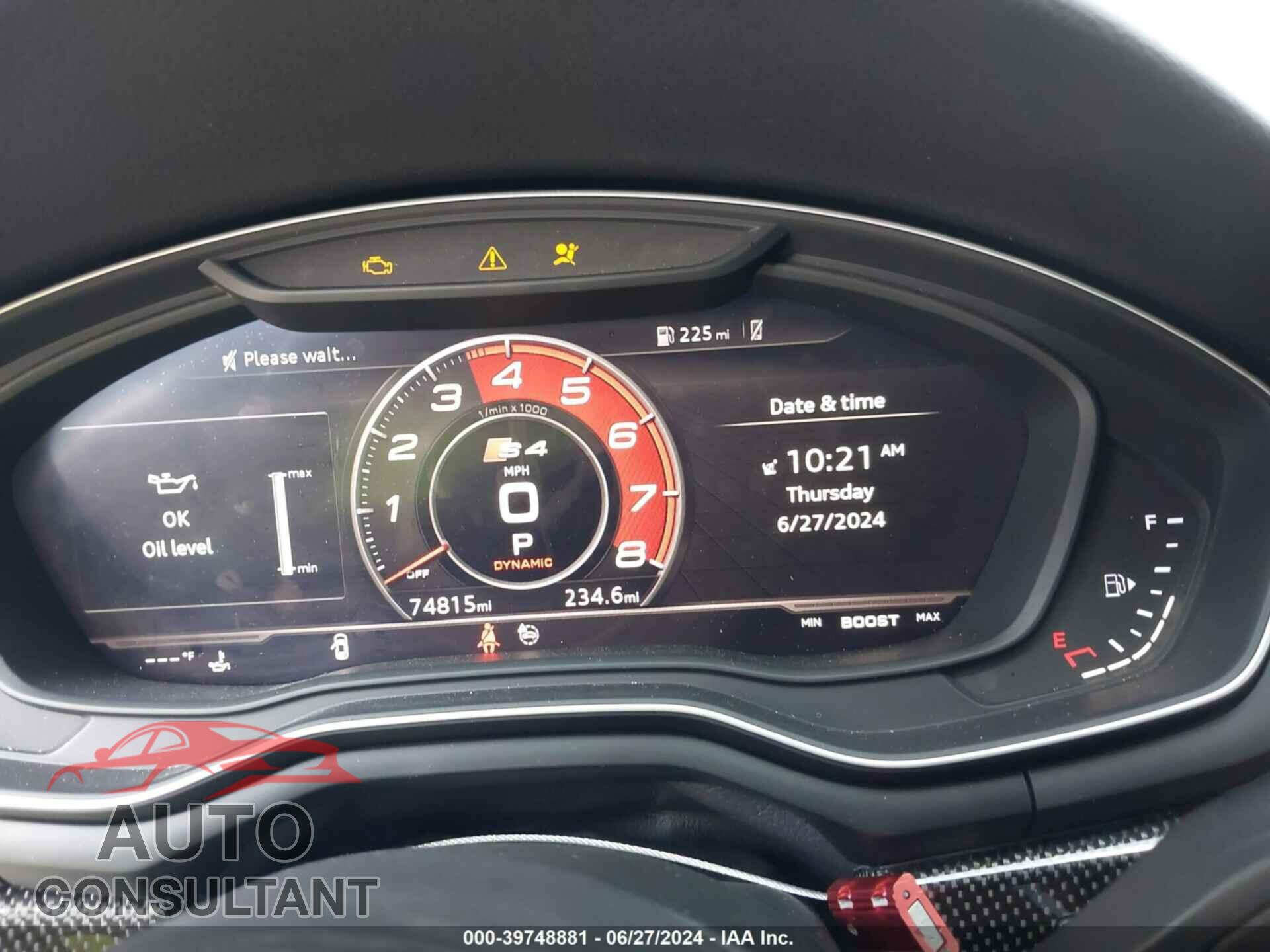 AUDI S4 2018 - WAUC4BF41JA085544